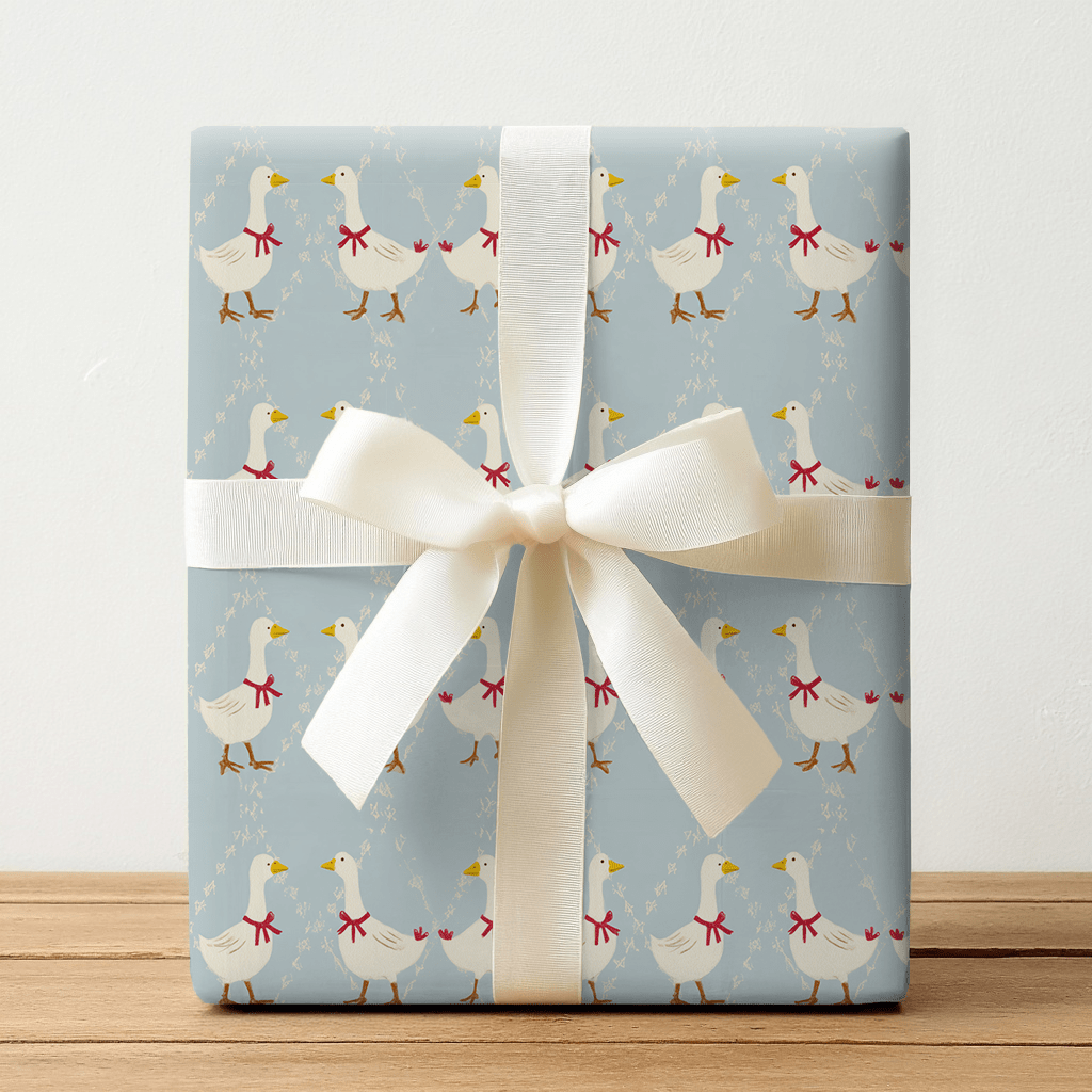 Jingle Goose - Wrapping Paper - Lemon Park