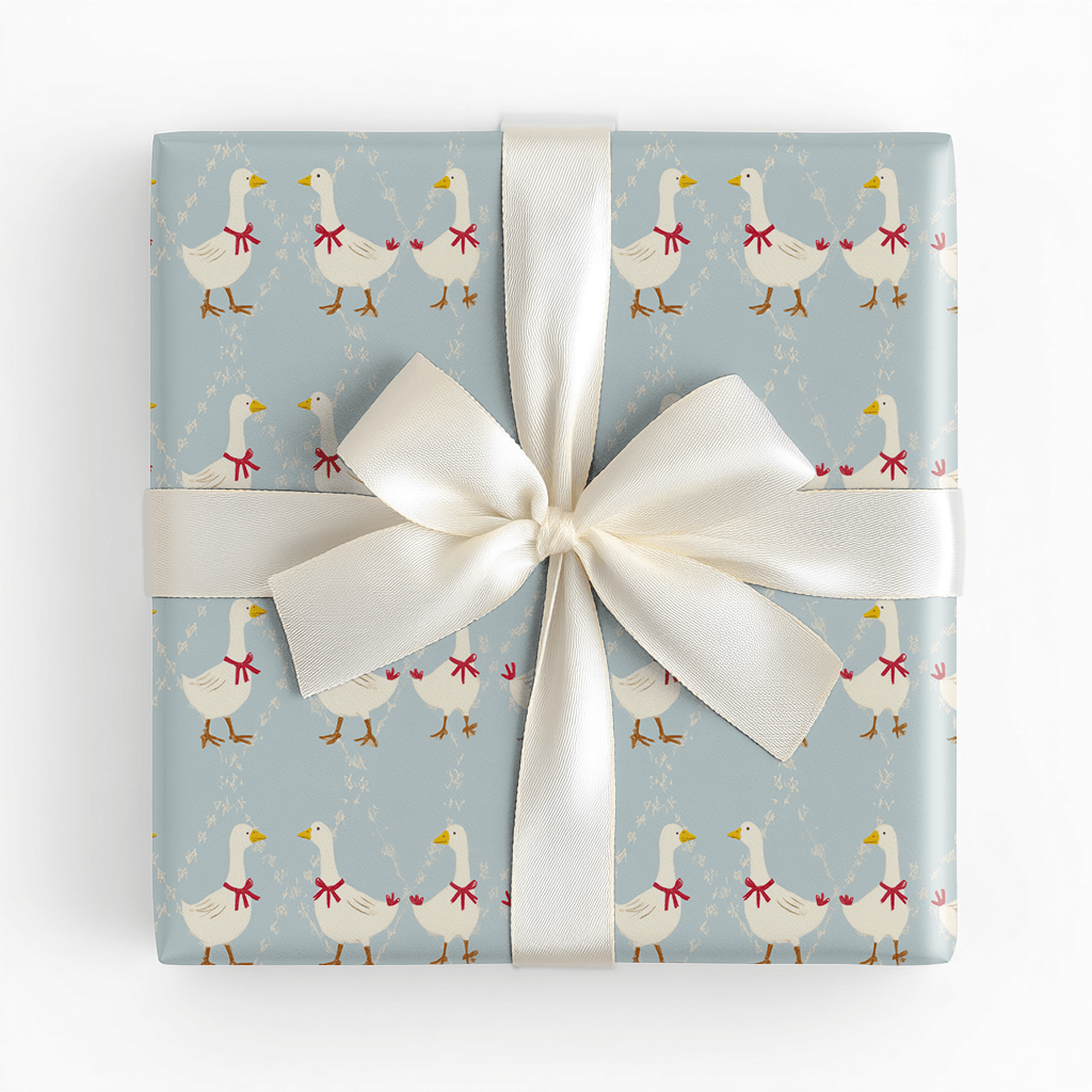 Jingle Goose - Wrapping Paper - Lemon Park