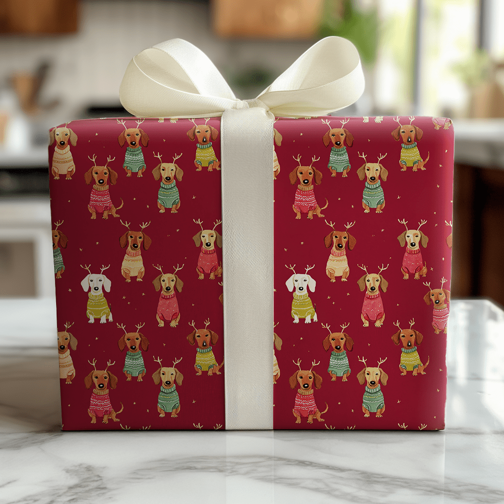 Jingle Jumpers - Wrapping Paper - Lemon Park