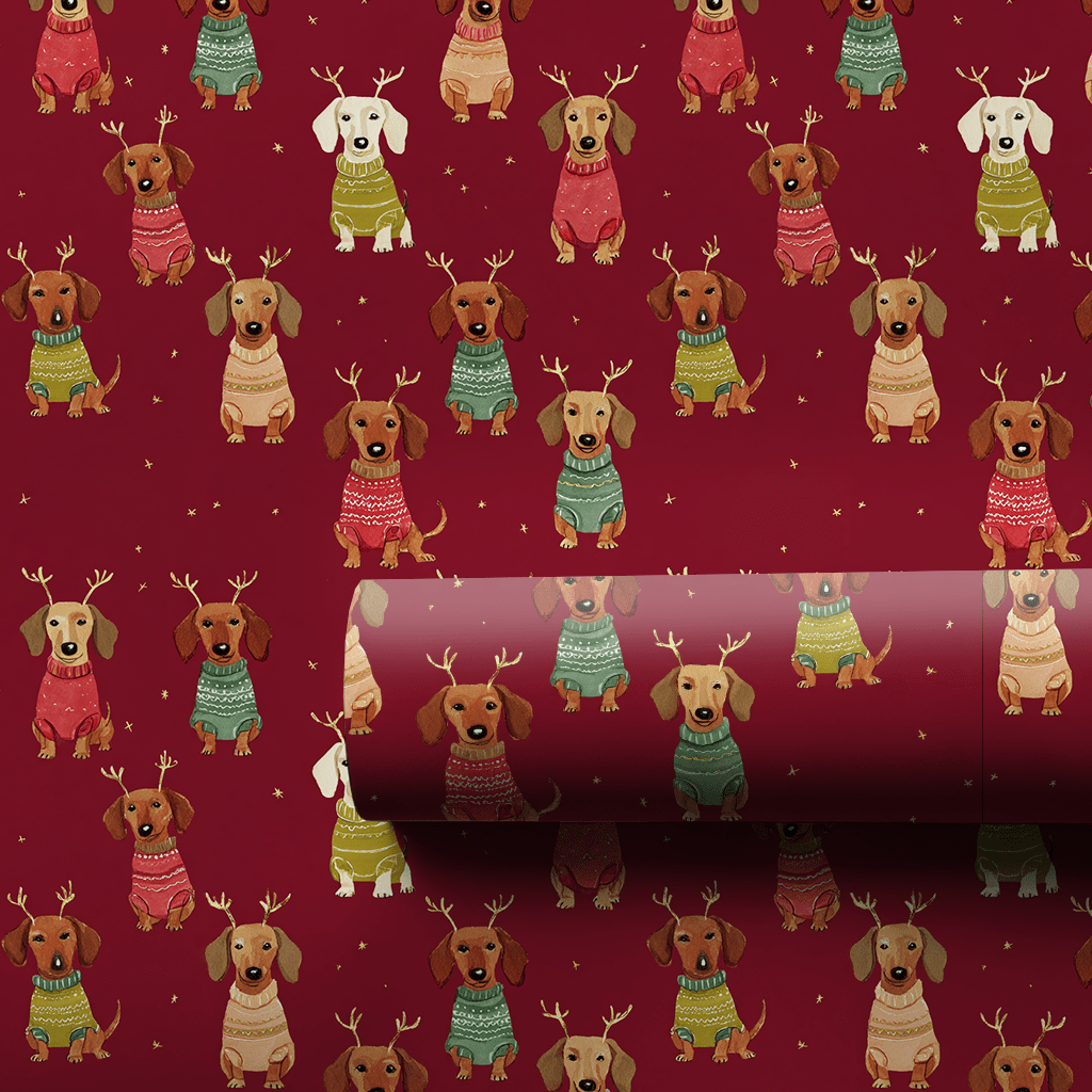 Jingle Jumpers - Wrapping Paper - Lemon Park