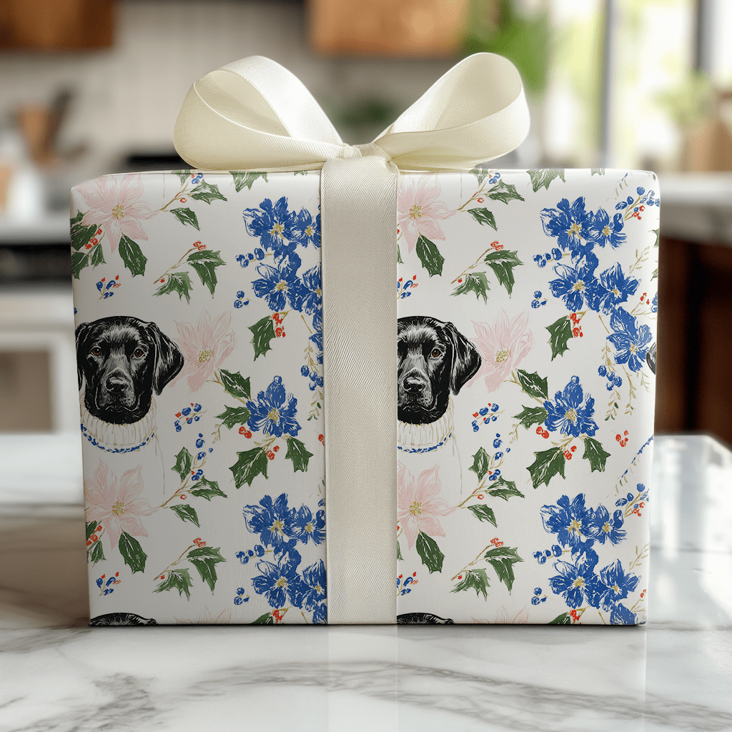 Jolly Labrador - Wrapping Paper - Lemon Park