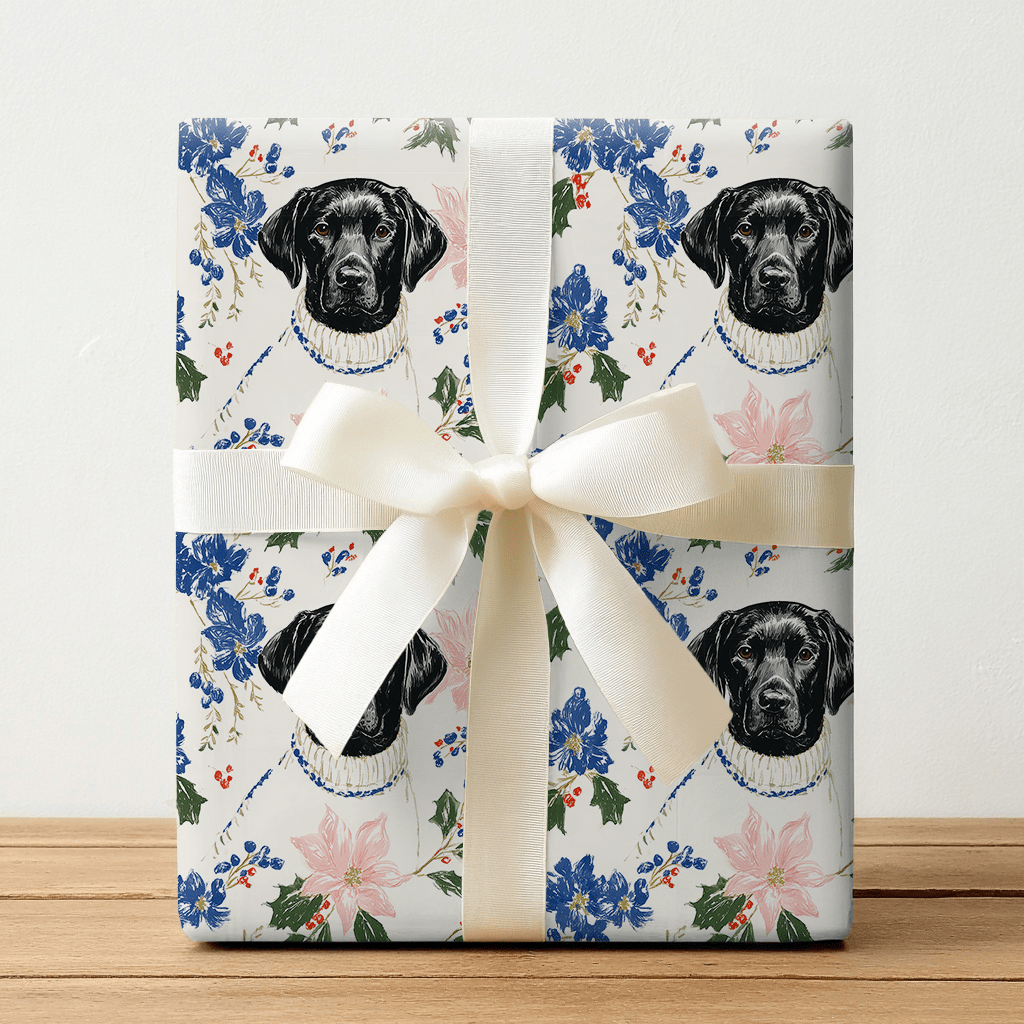 Jolly Labrador - Wrapping Paper - Lemon Park