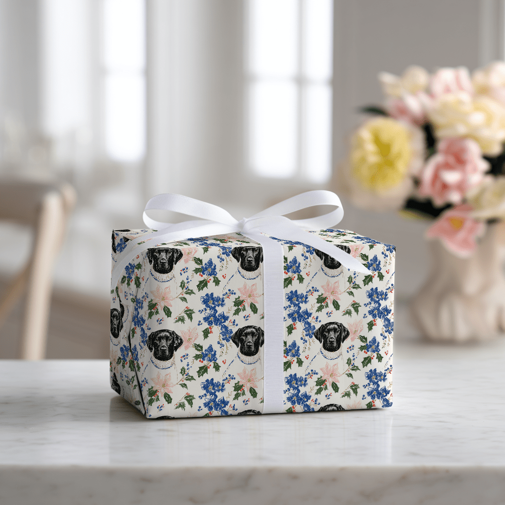 Jolly Labrador - Wrapping Paper - Lemon Park
