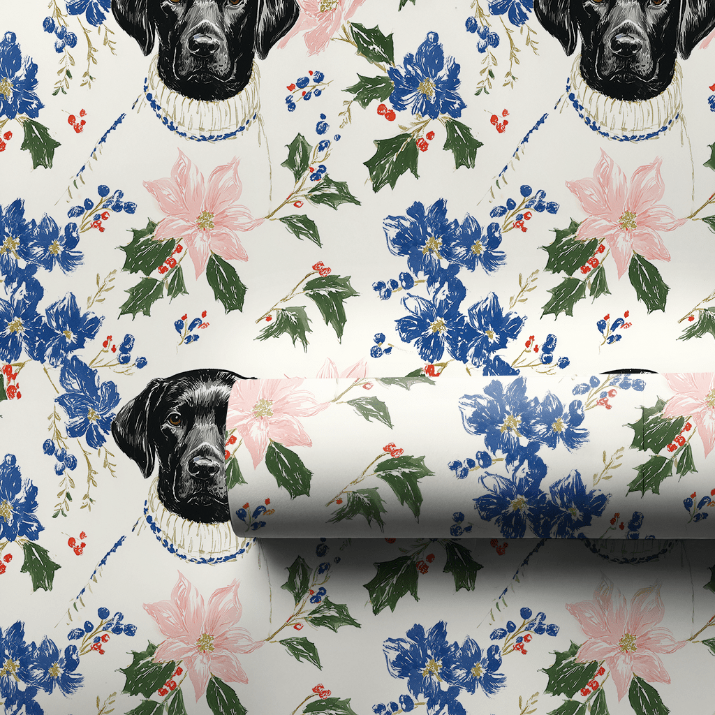 Jolly Labrador - Wrapping Paper - Lemon Park