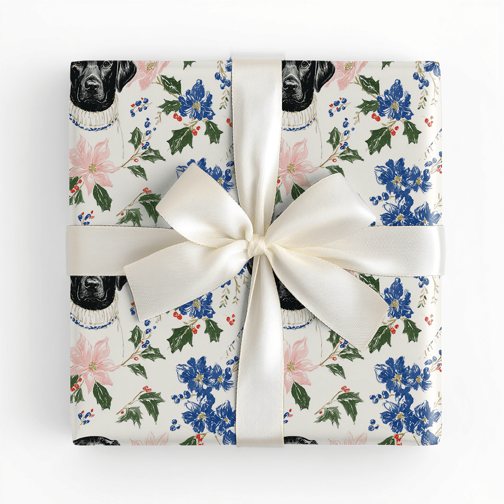 Jolly Labrador - Wrapping Paper - Lemon Park