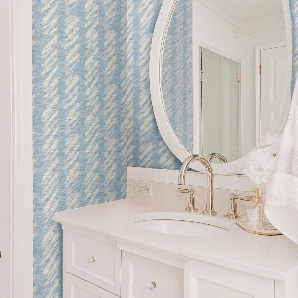 Josephine Faux Grasscloth Wallpaper - Lemon Park