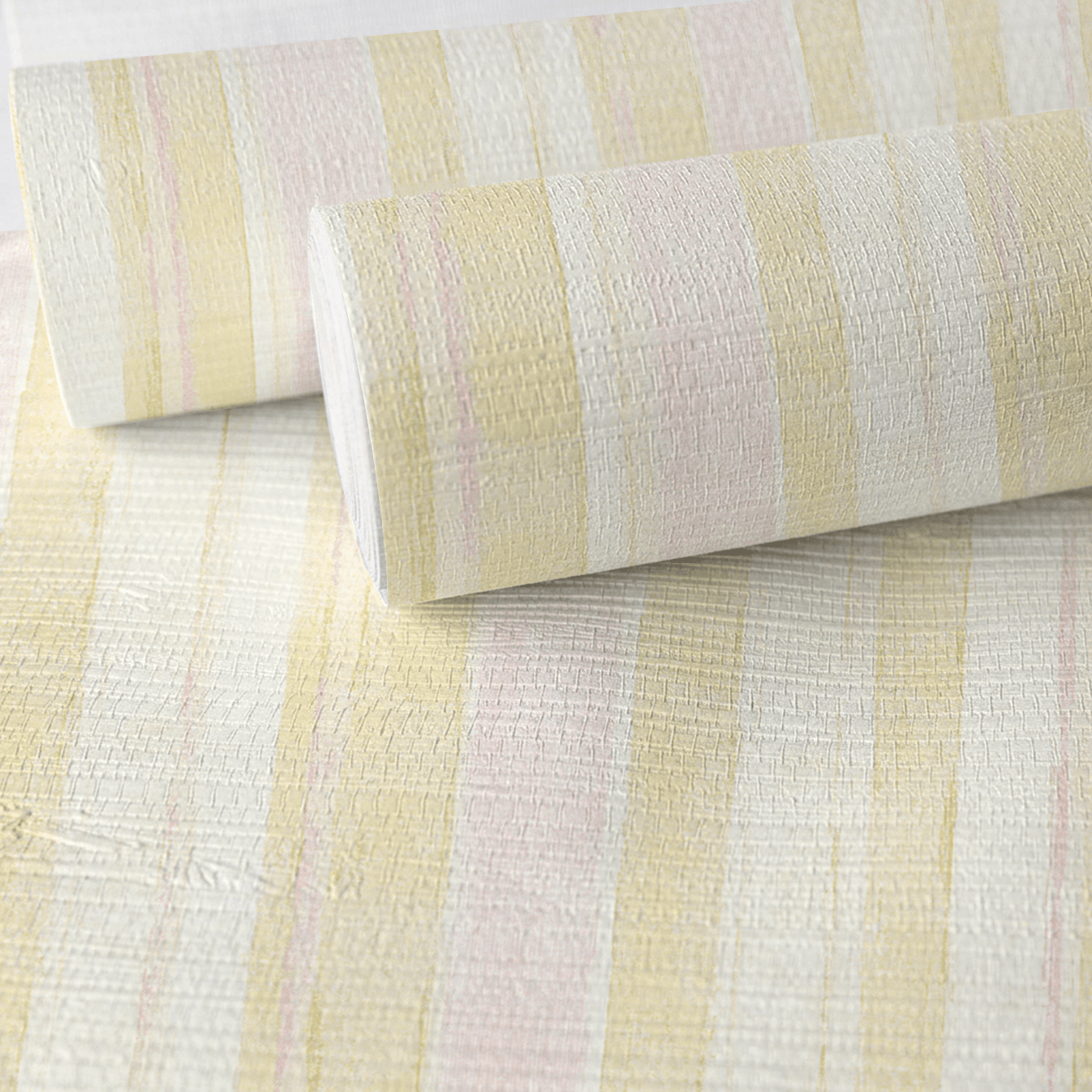 Joy Faux Grasscloth Wallpaper - Lemon Park