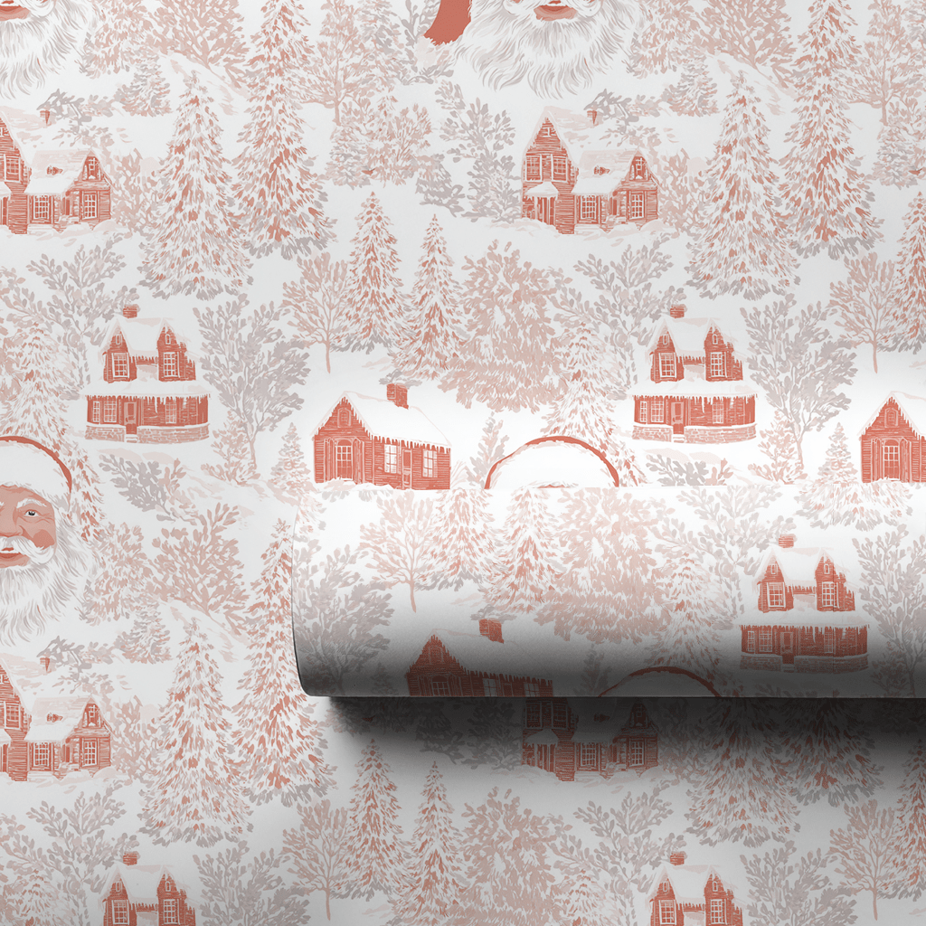 Joyful Claus - Wrapping Paper - Lemon Park