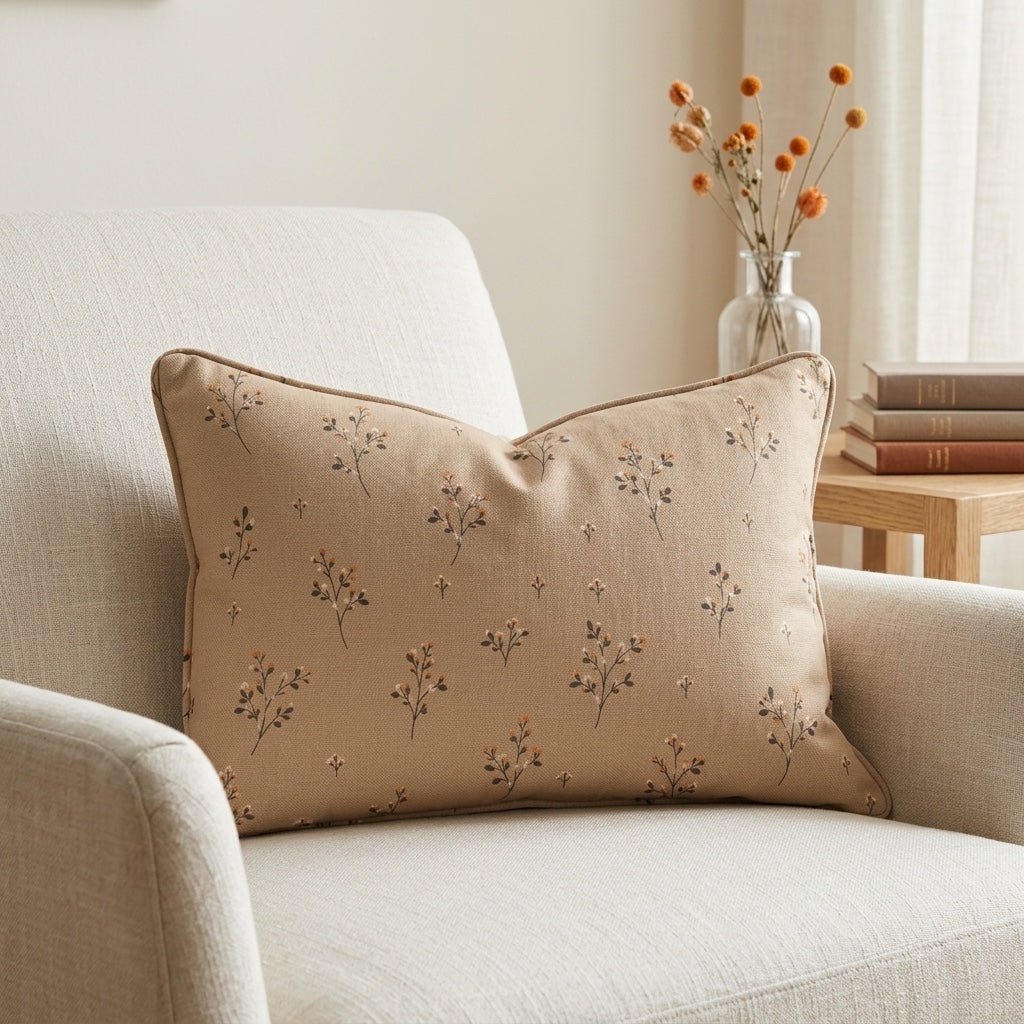 Jude Bouquet Throw Pillow - Lemon Park