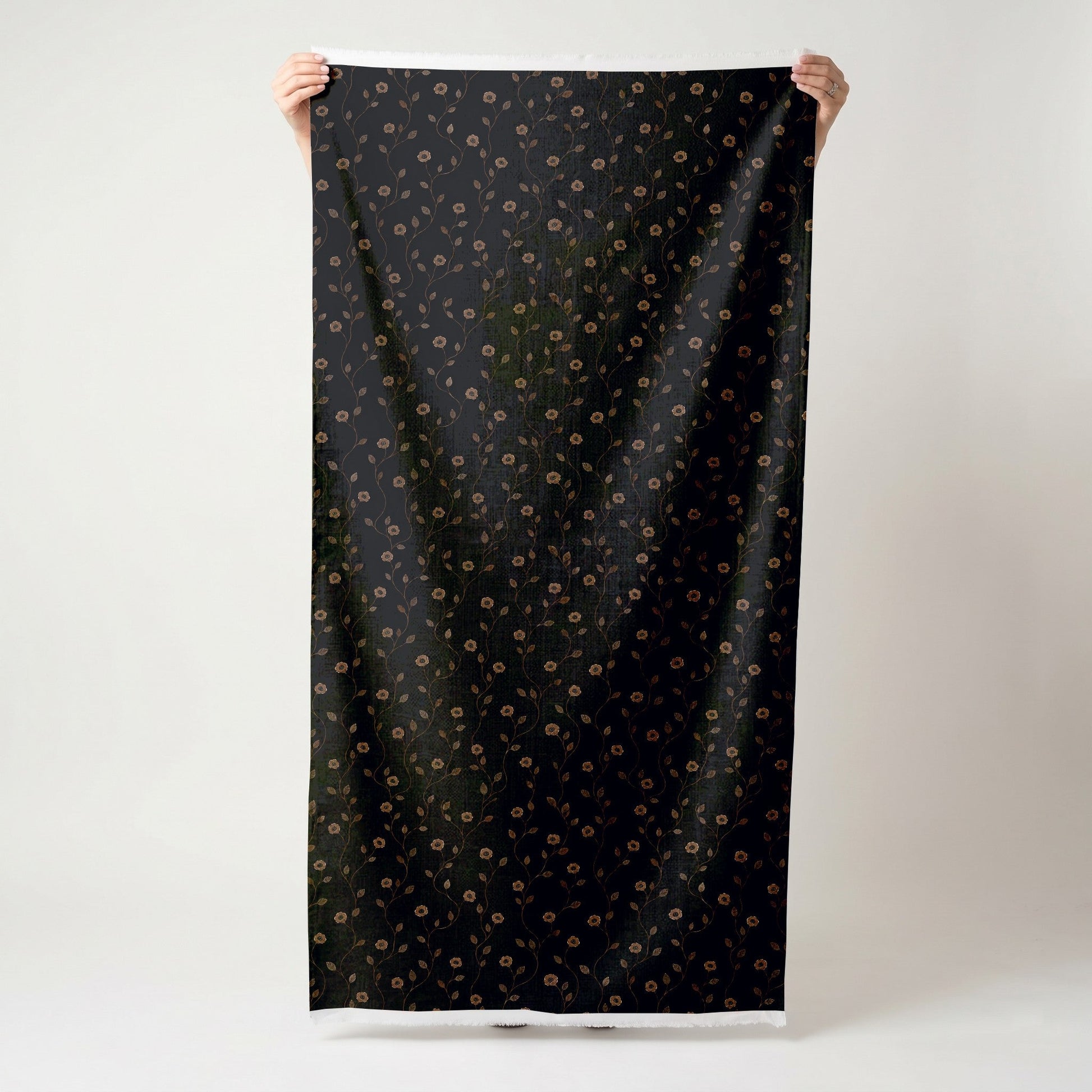 Jude Charcoal Botanical - Fabric - Lemon Park
