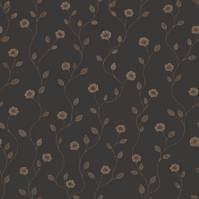 Jude Charcoal Botanical Wallpaper - Lemon Park