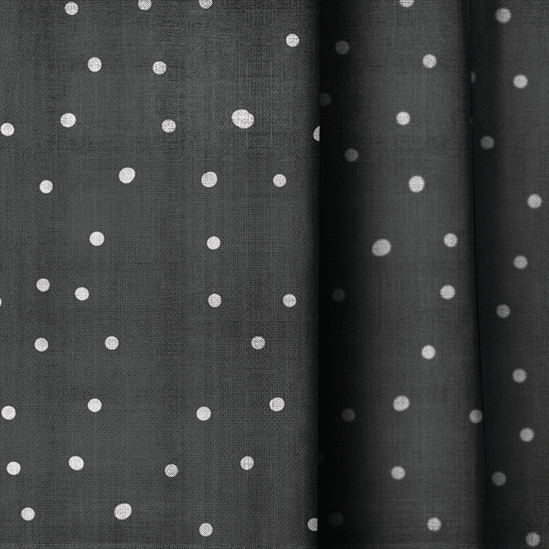 Jude Charcoal Dots - Drapery - Lemon Park