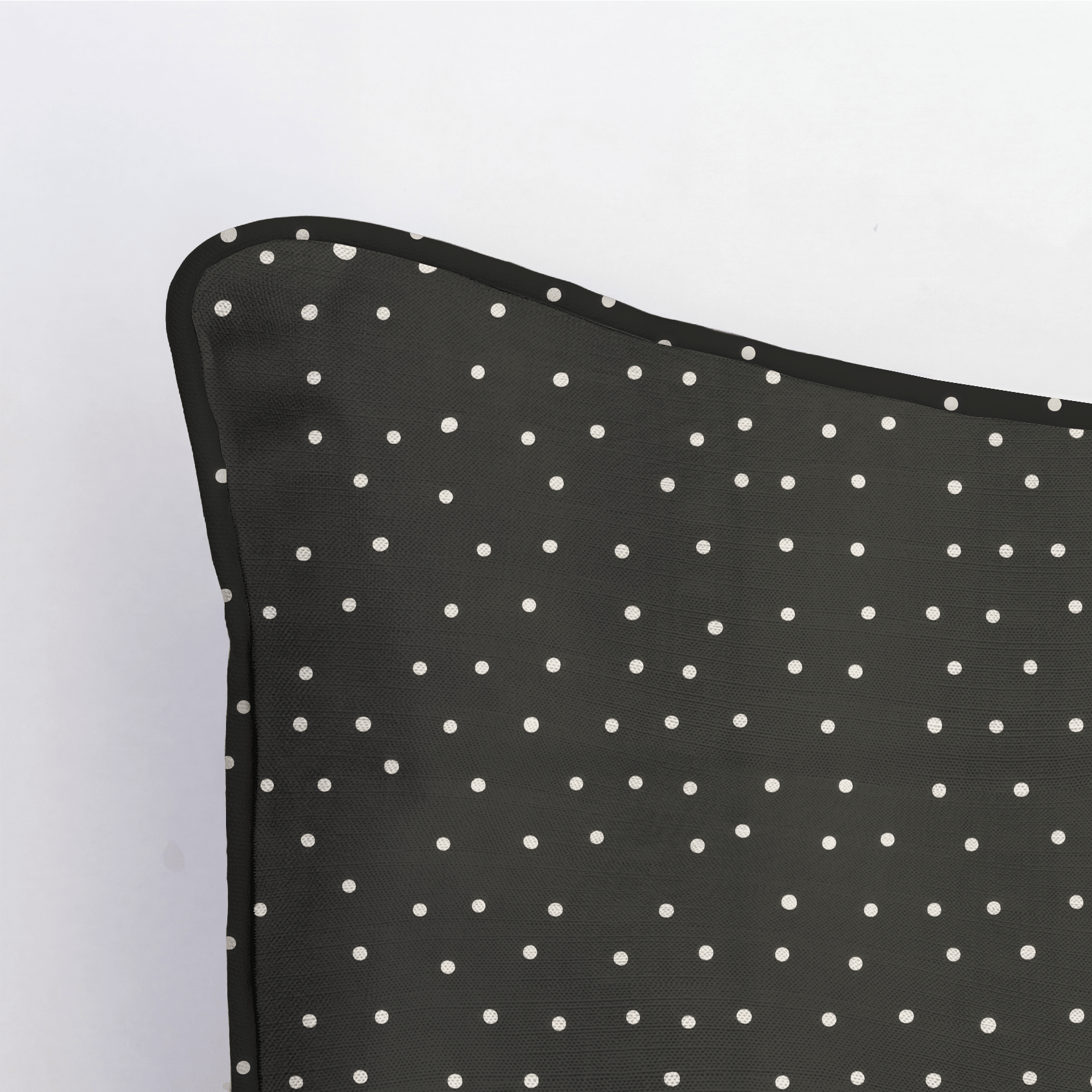 Jude Charcoal Dots Throw Pillow - Lemon Park