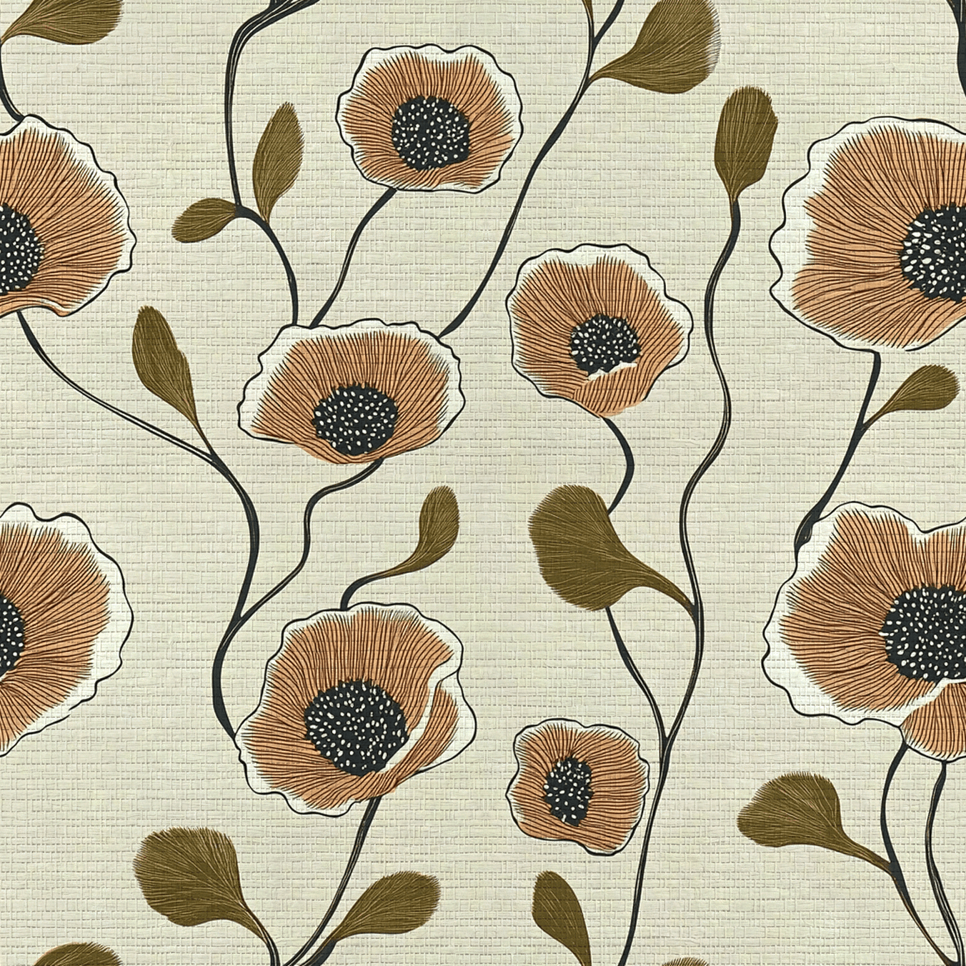 Jude Faux Grasscloth Wallpaper - Lemon Park