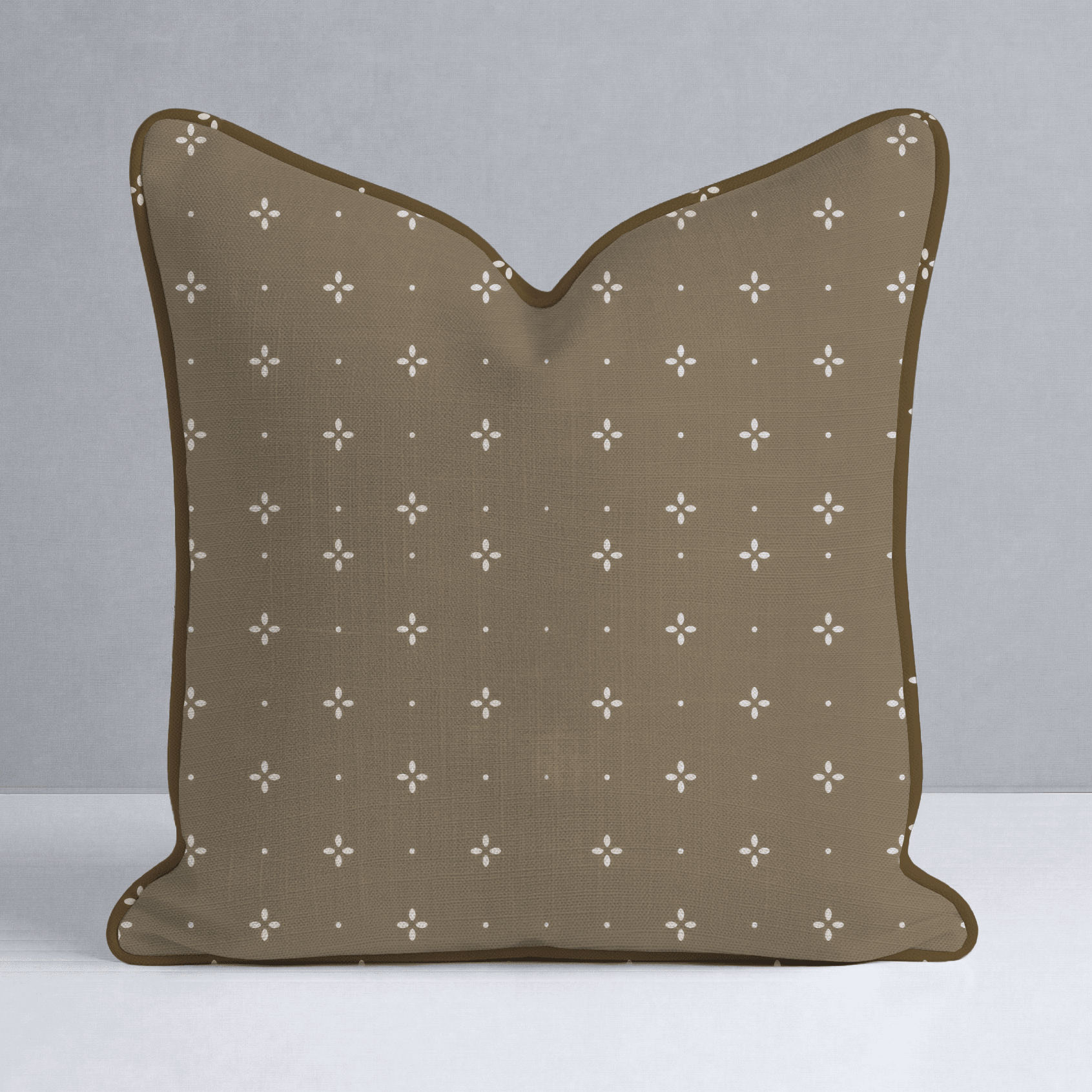 Jude Olive Ditsy Throw Pillow - Lemon Park
