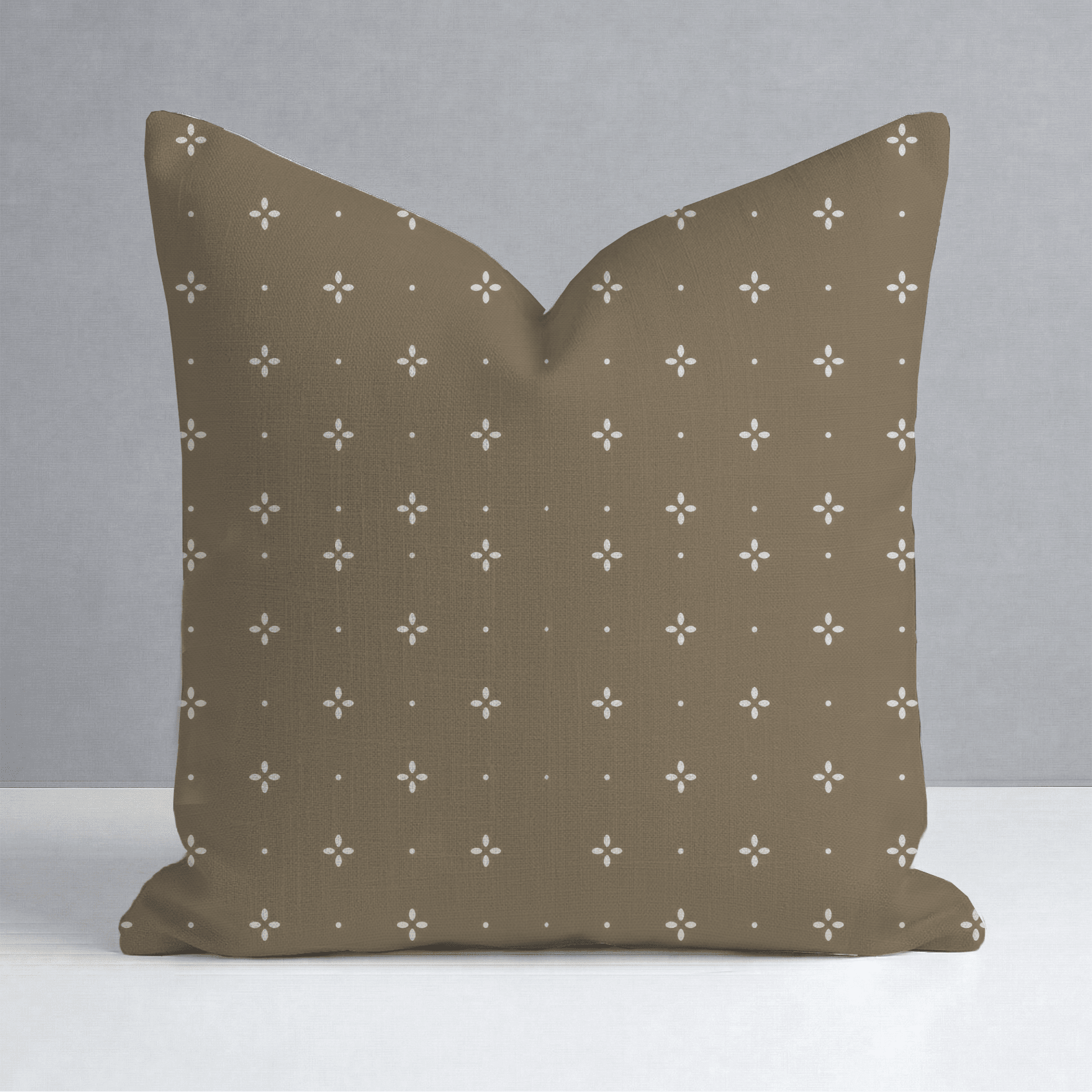Jude Olive Ditsy Throw Pillow - Lemon Park