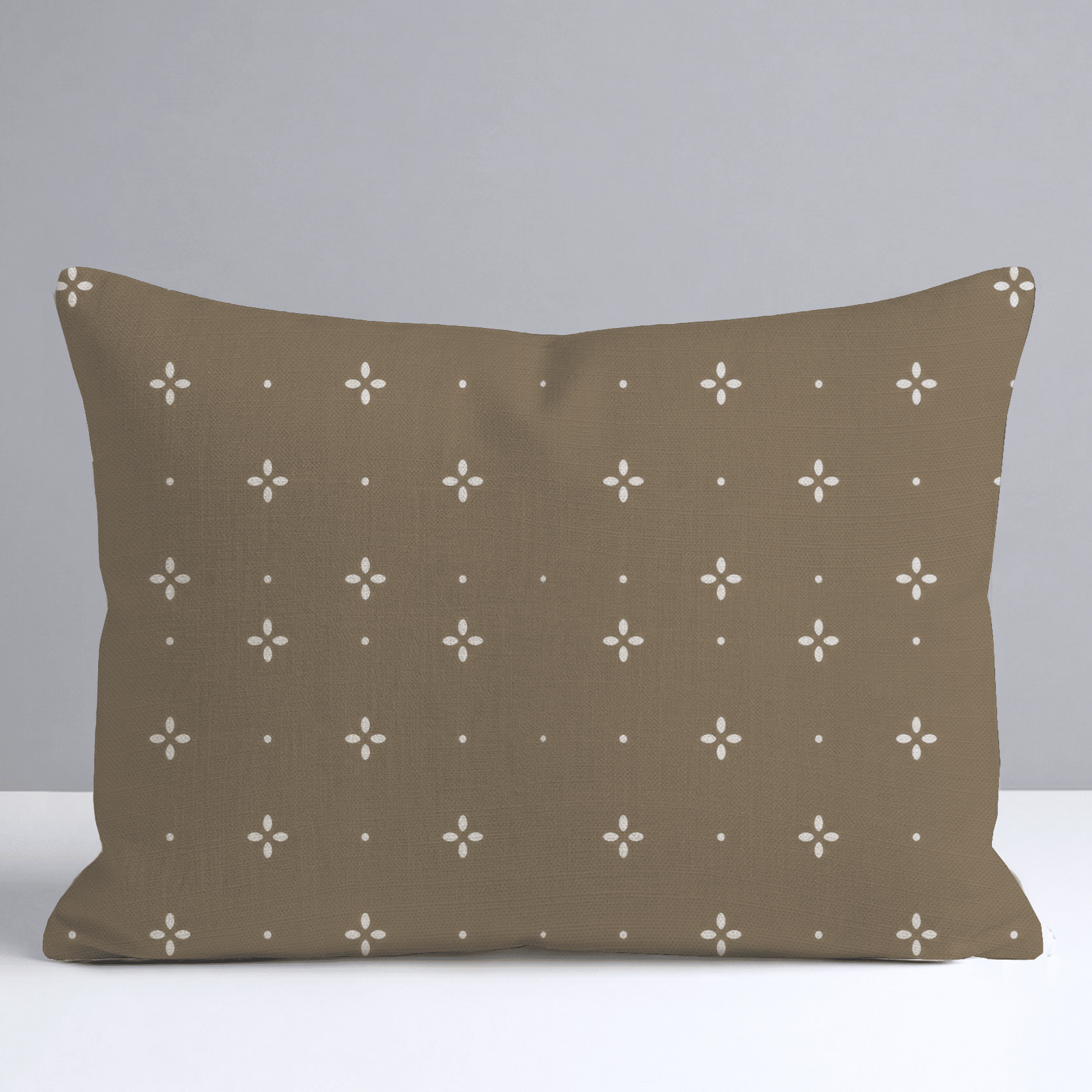 Jude Olive Ditsy Throw Pillow - Lemon Park