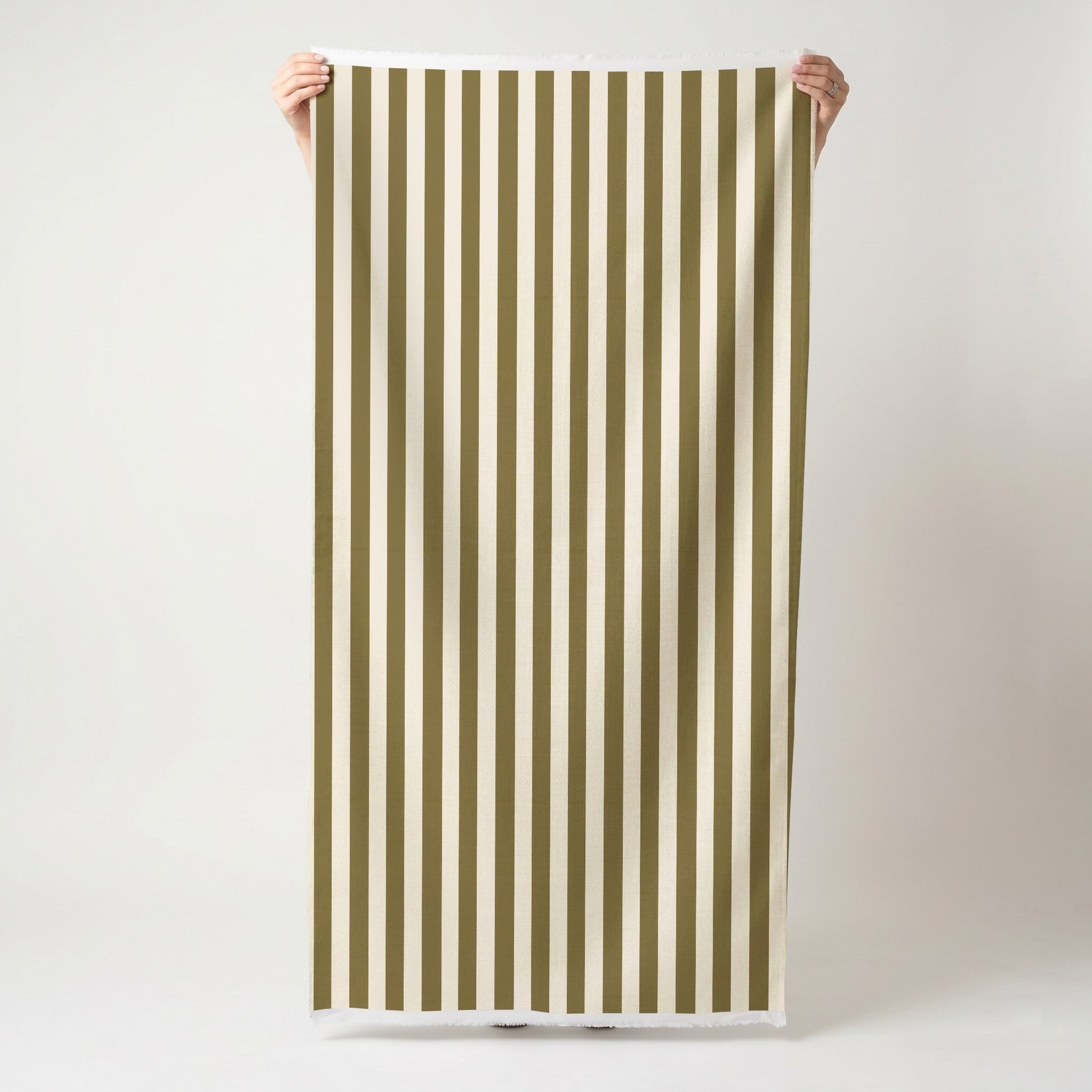 Jude Olive Stripe - Fabric - Lemon Park