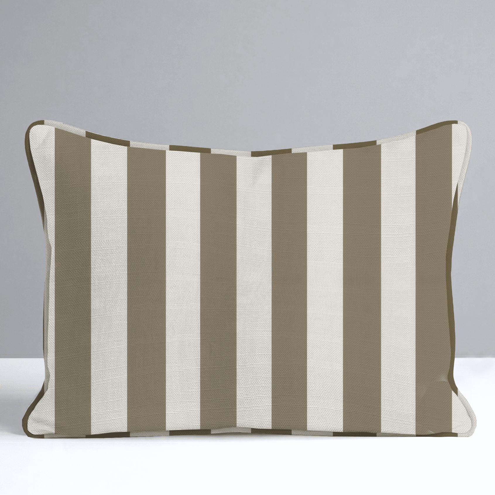 Jude Olive Stripe Throw Pillow - Lemon Park