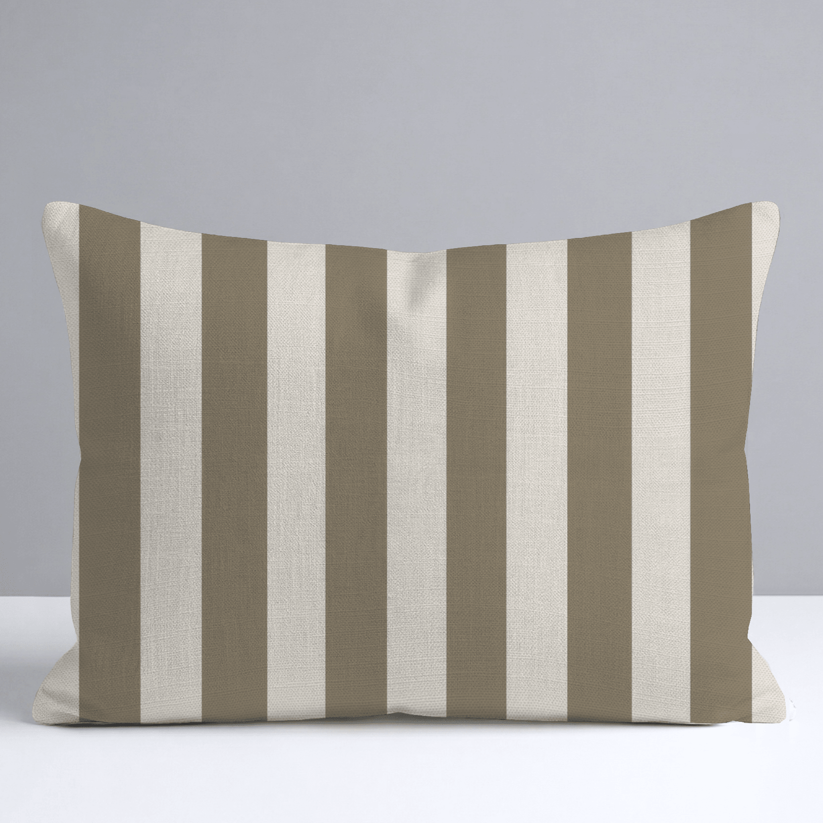 Jude Olive Stripe Throw Pillow - Lemon Park