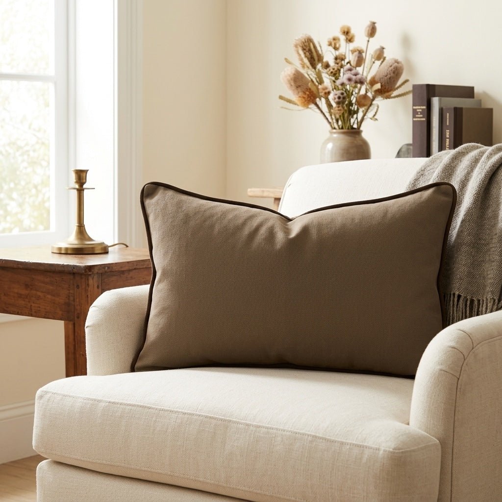 Jude Olive Throw Pillow - Lemon Park