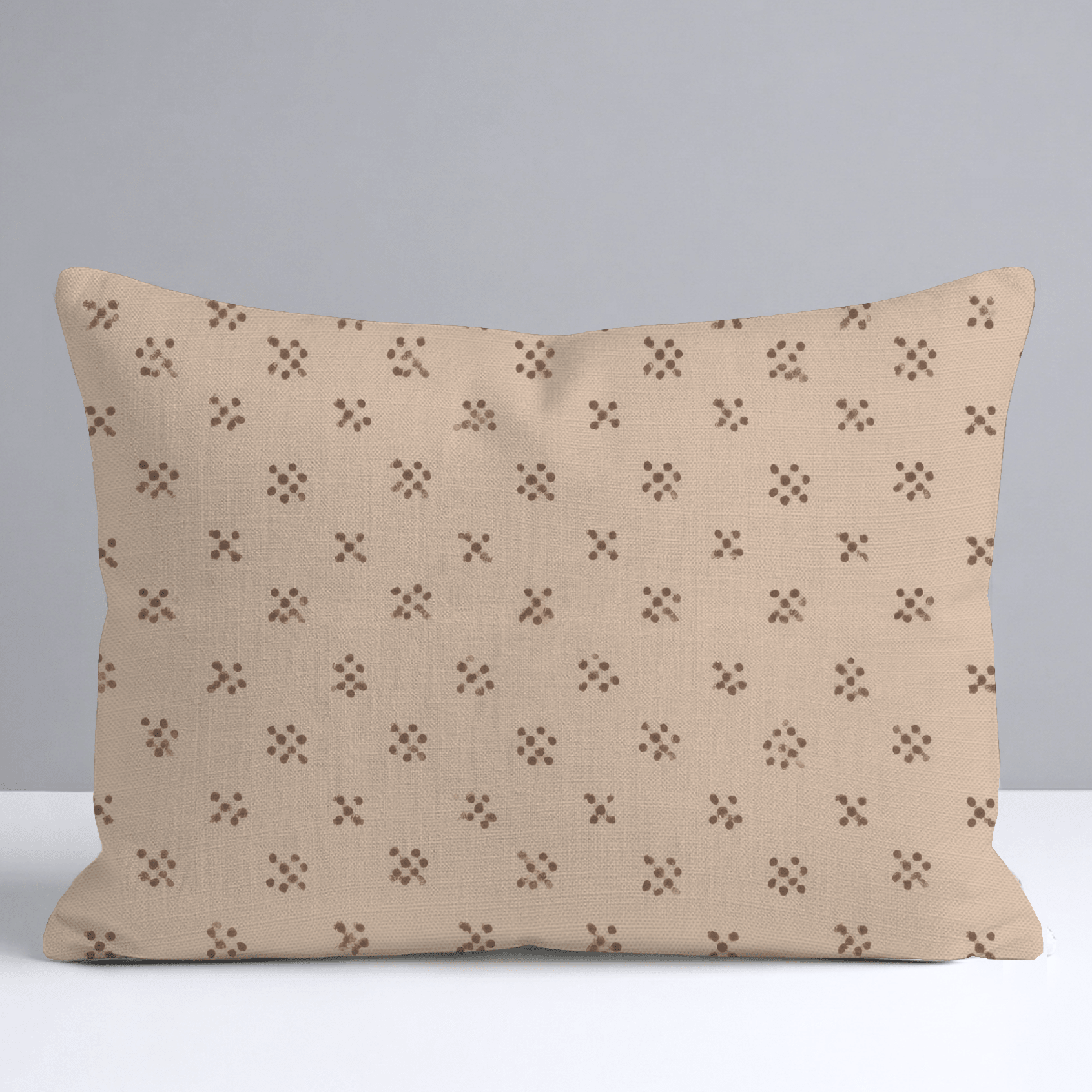 Jude Sand Ditsy Throw Pillow - Lemon Park