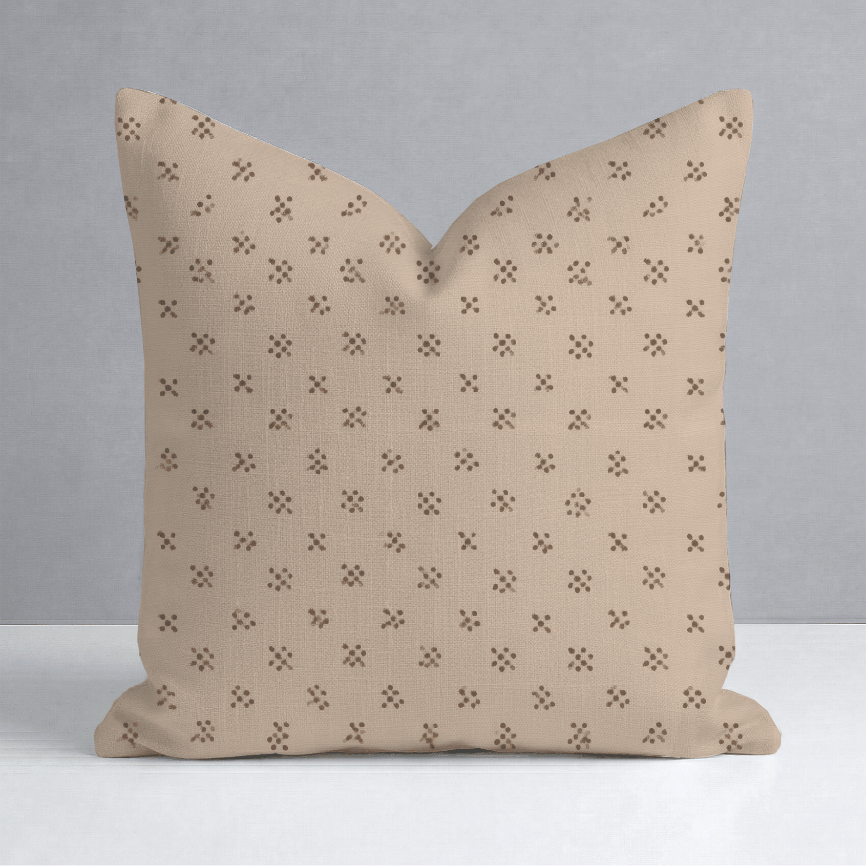 Jude Sand Ditsy Throw Pillow - Lemon Park