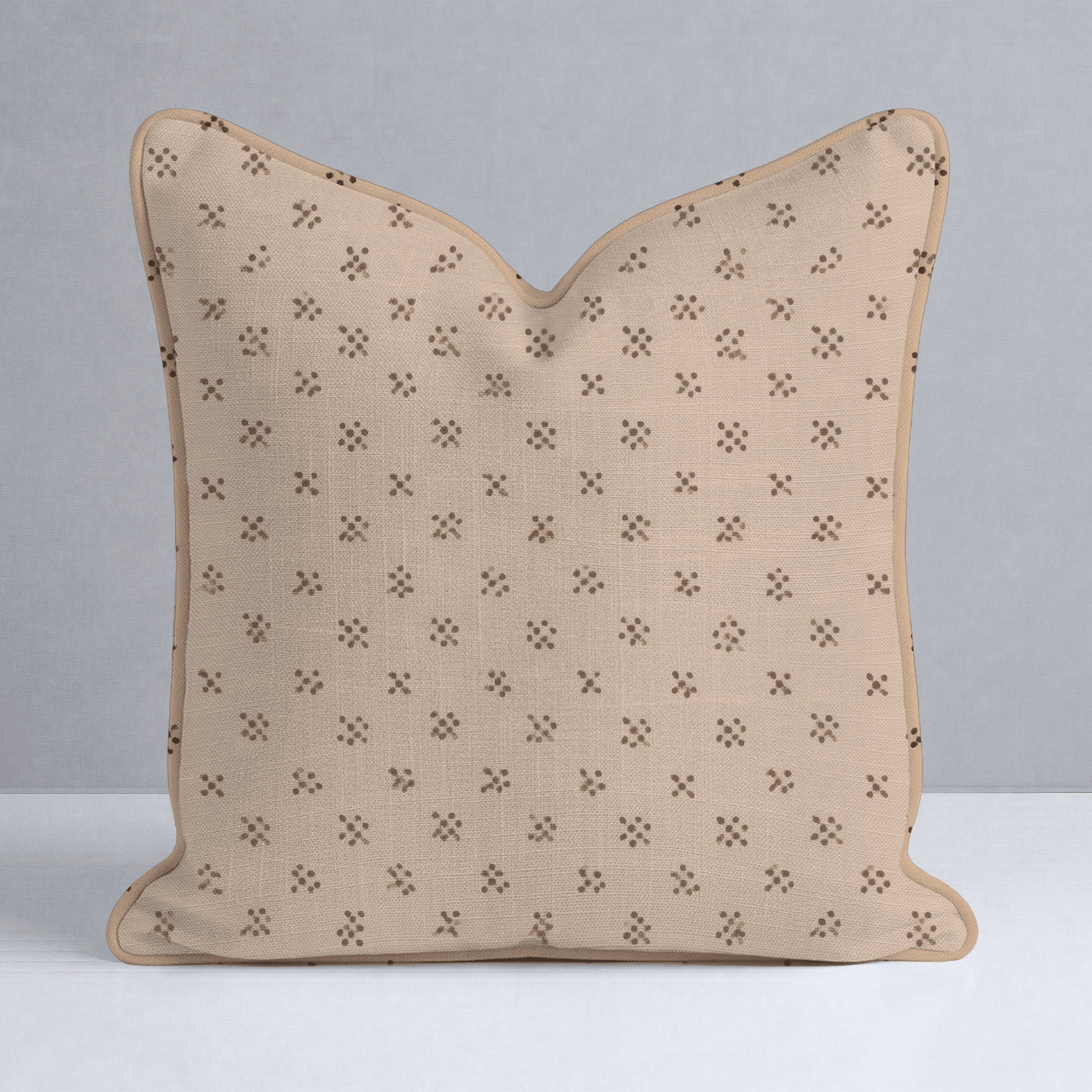 Jude Sand Ditsy Throw Pillow - Lemon Park