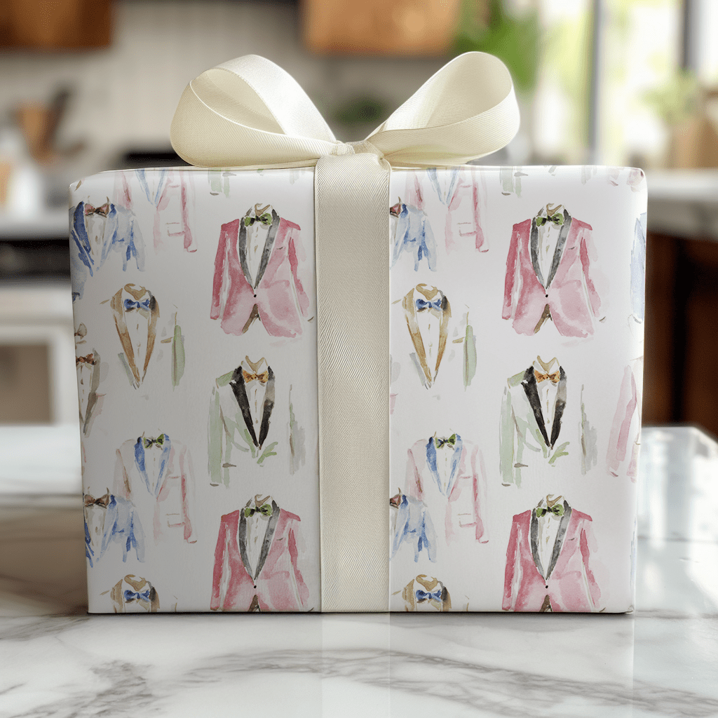 Jude Tux - Wrapping Paper - Lemon Park