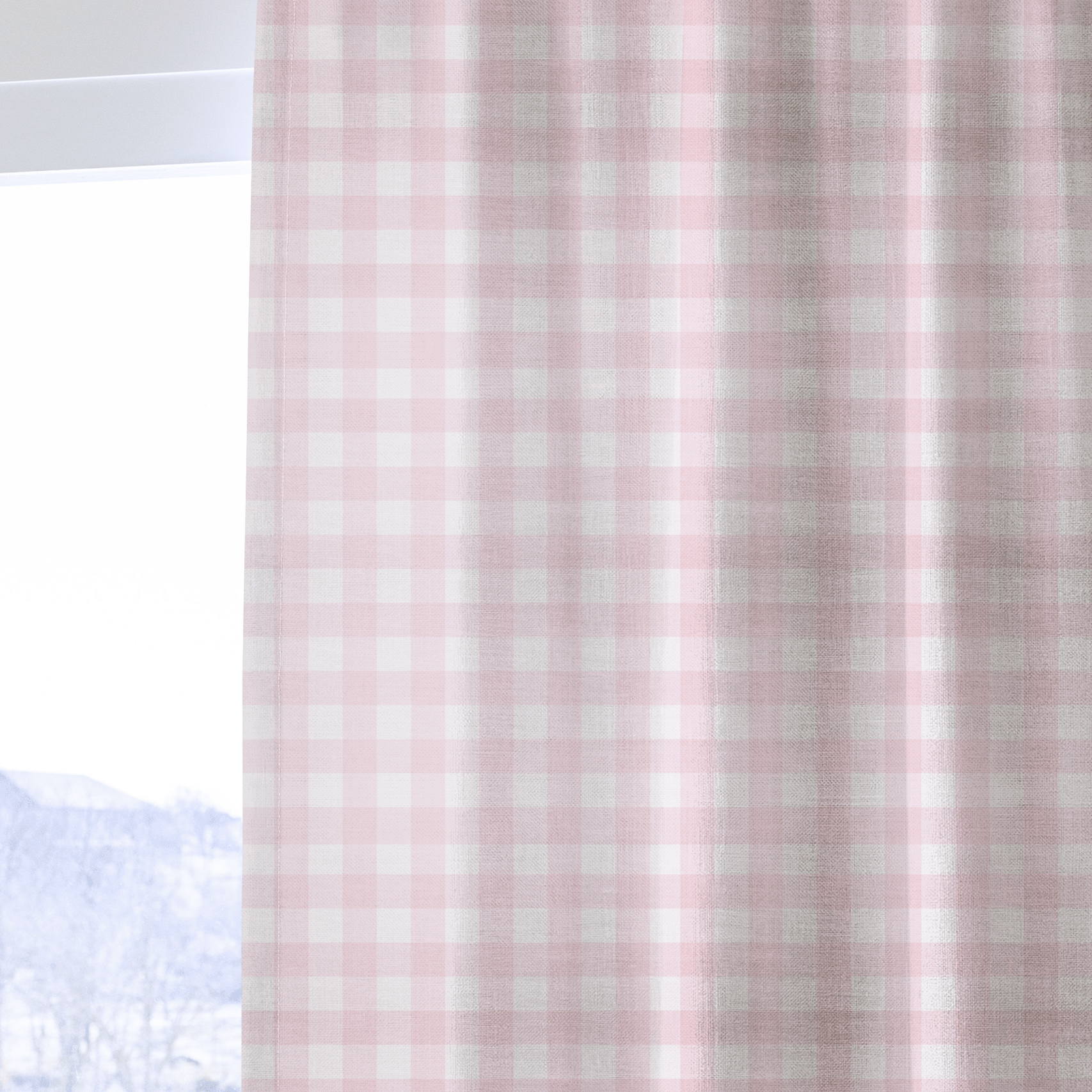Juliet's Garden Bubble Gingham - Drapery - Lemon Park