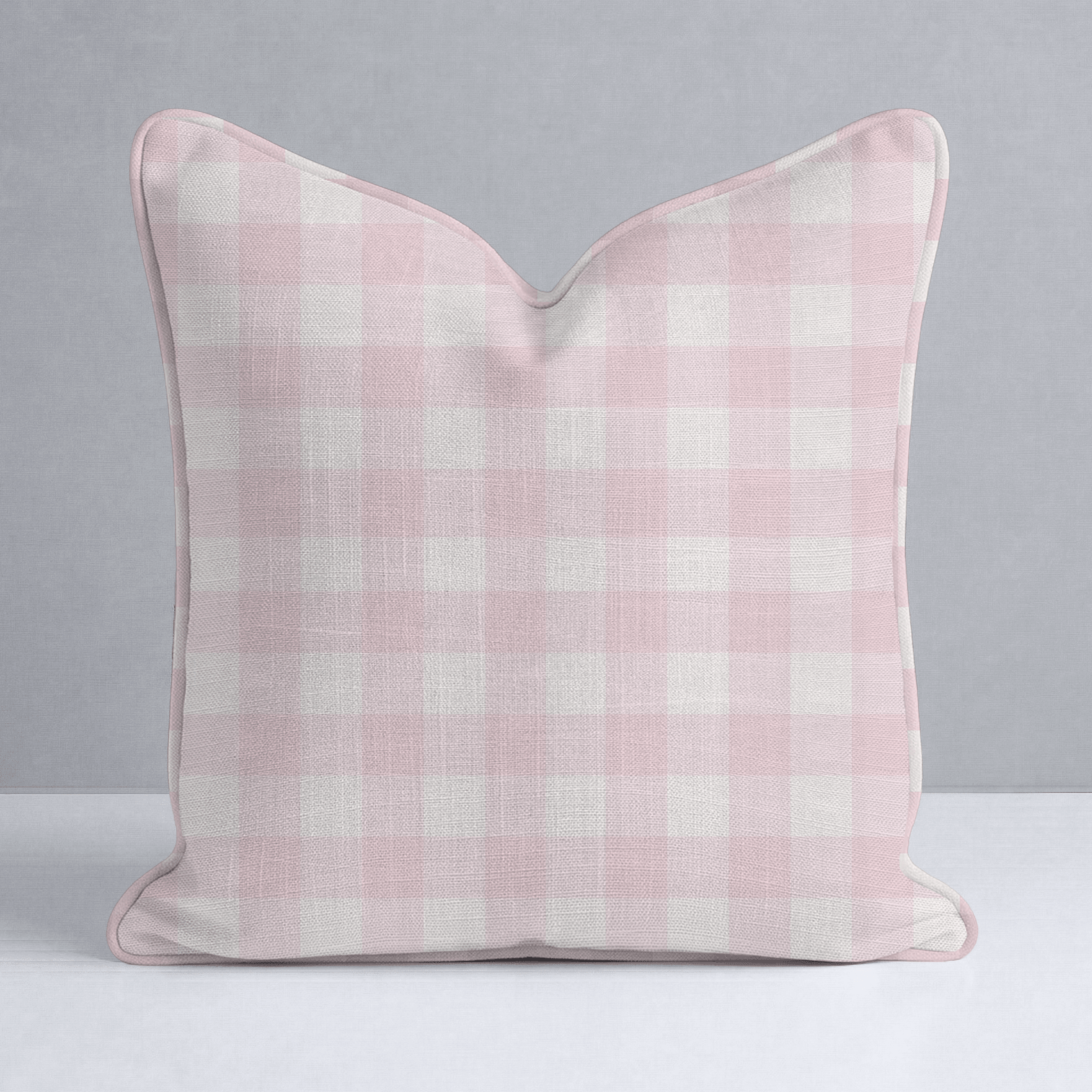 Juliet's Garden Bubble Gingham Throw Pillow - Lemon Park
