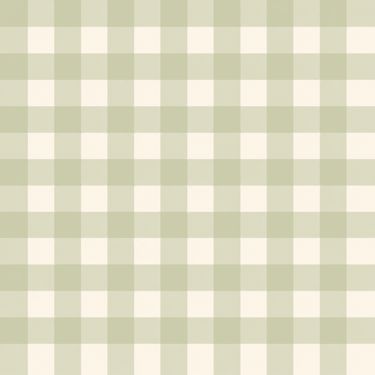 Juliet's Garden Pistachio Gingham Wallpaper - Lemon Park