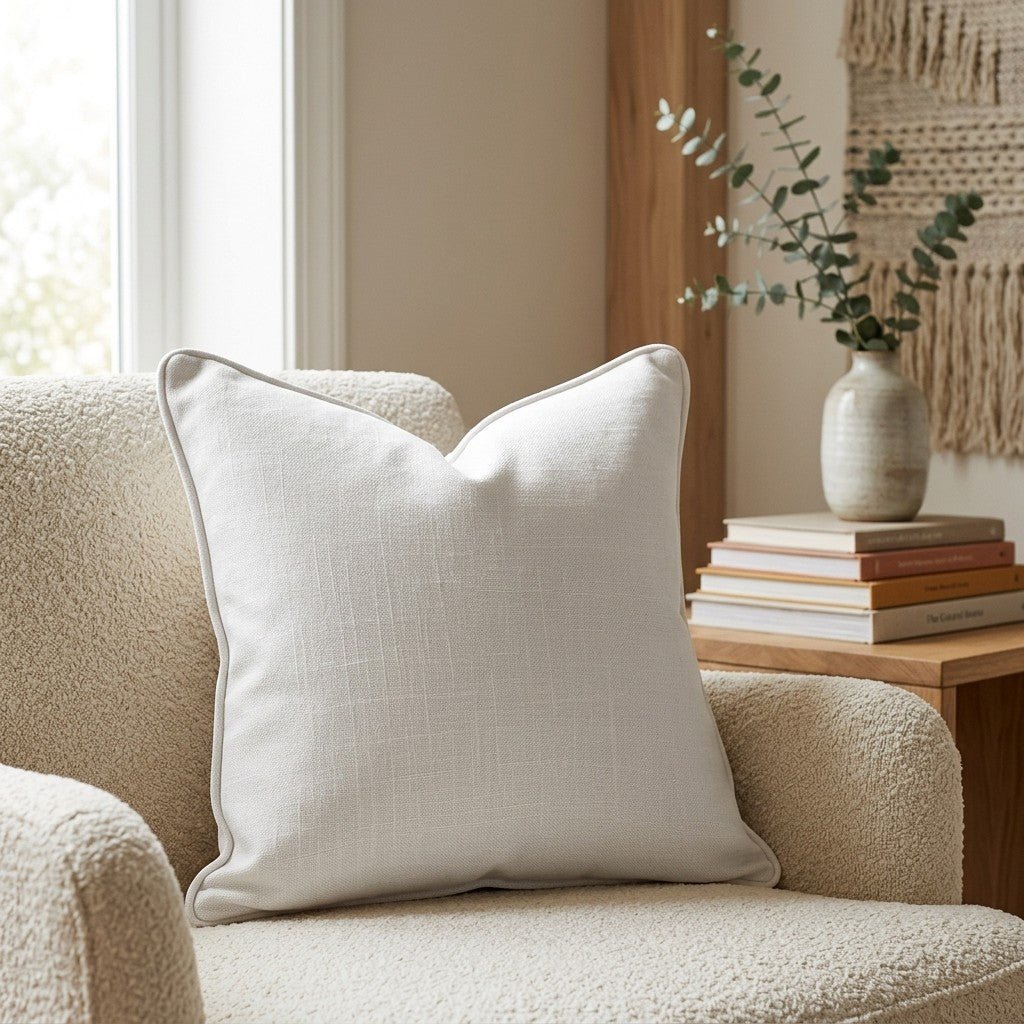 Juliet's Garden Sand Throw Pillow - Lemon Park