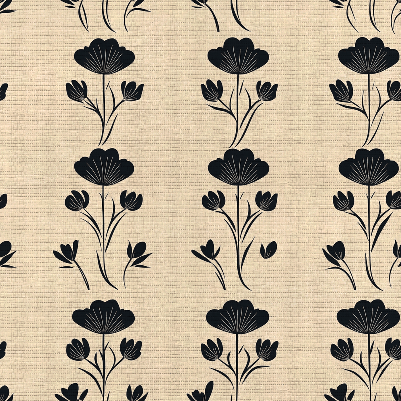June Faux Grasscloth Wallpaper - Lemon Park