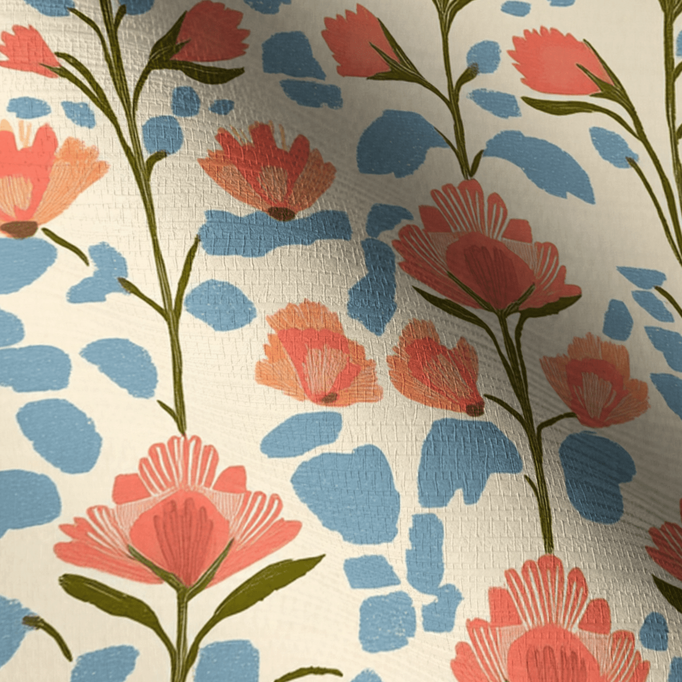 June In Bloom Faux Grasscloth Wallpaper - Lemon Park