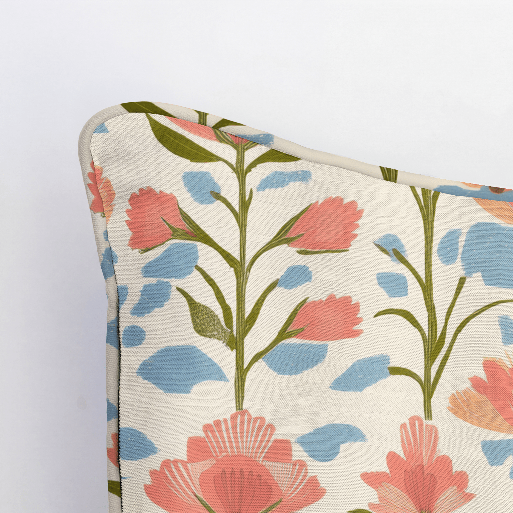 June In Bloom Throw Pillow - Lemon Park
