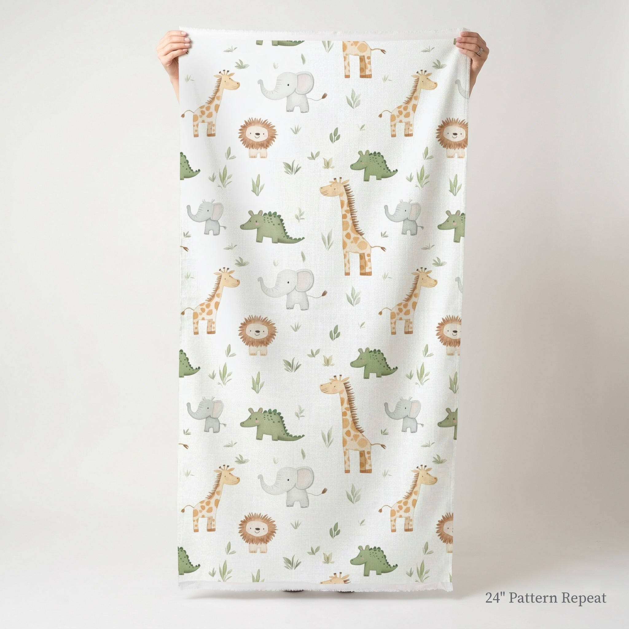 Jungle Friends - Fabric - Lemon Park