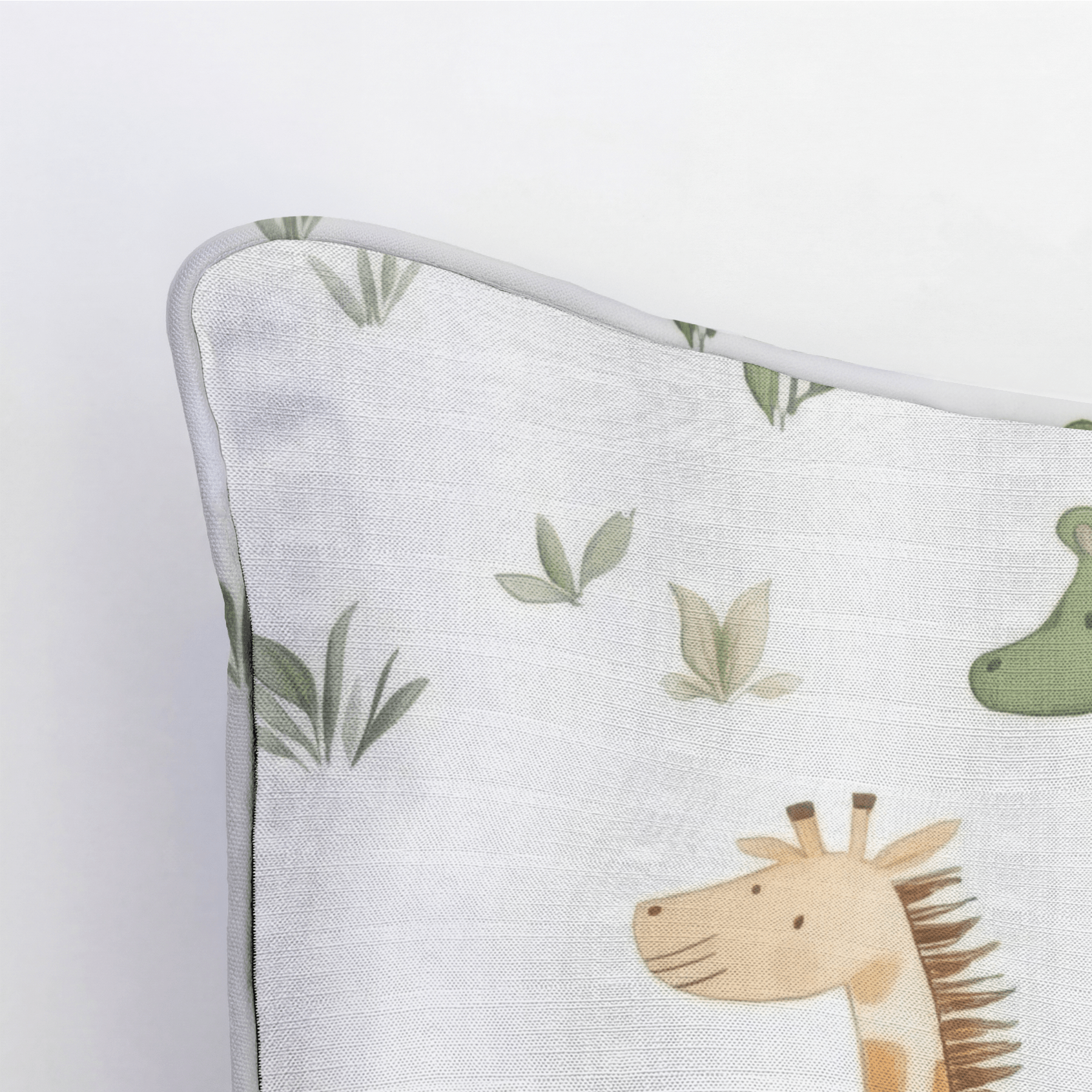 Jungle Friends Throw Pillow - Lemon Park