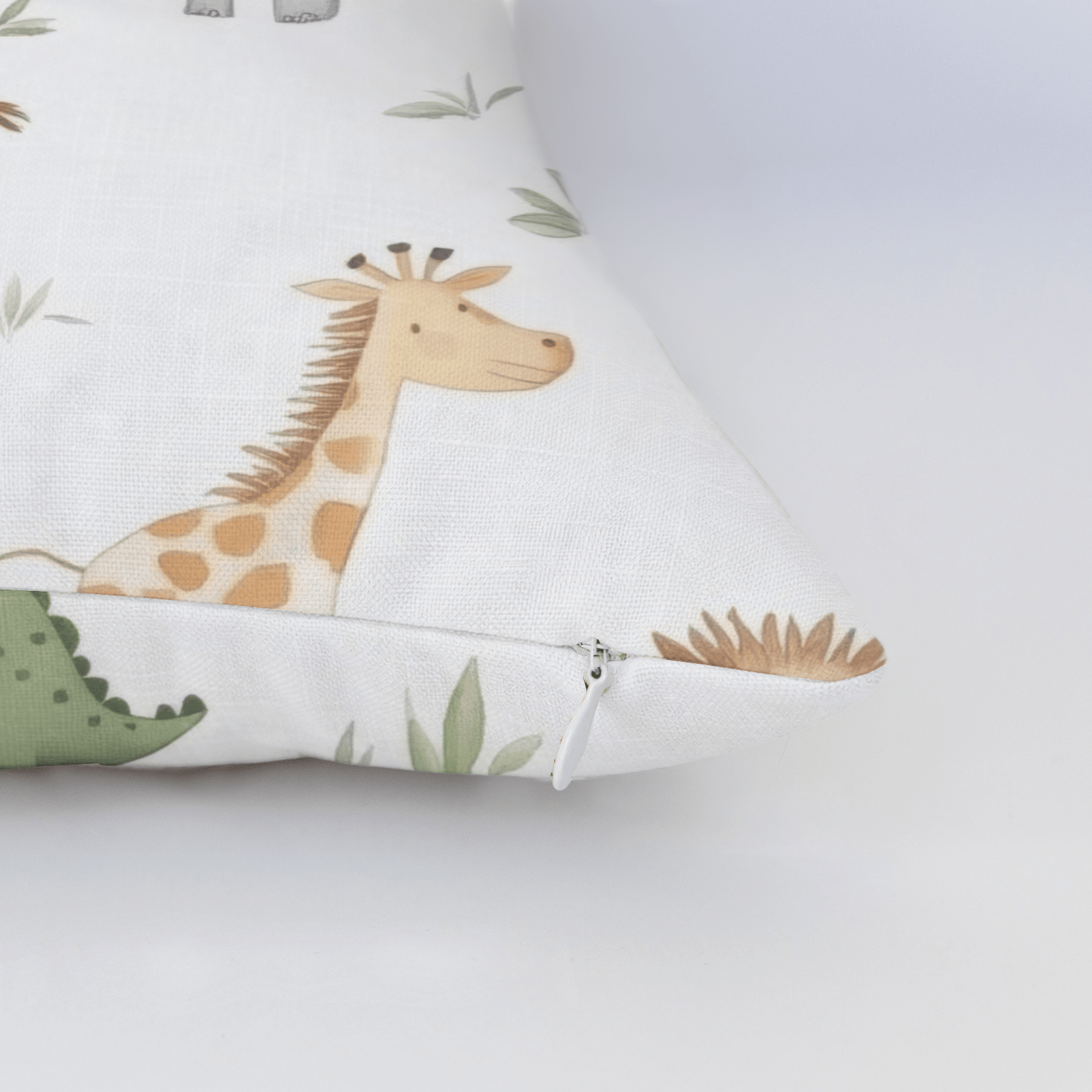 Jungle Friends Throw Pillow - Lemon Park