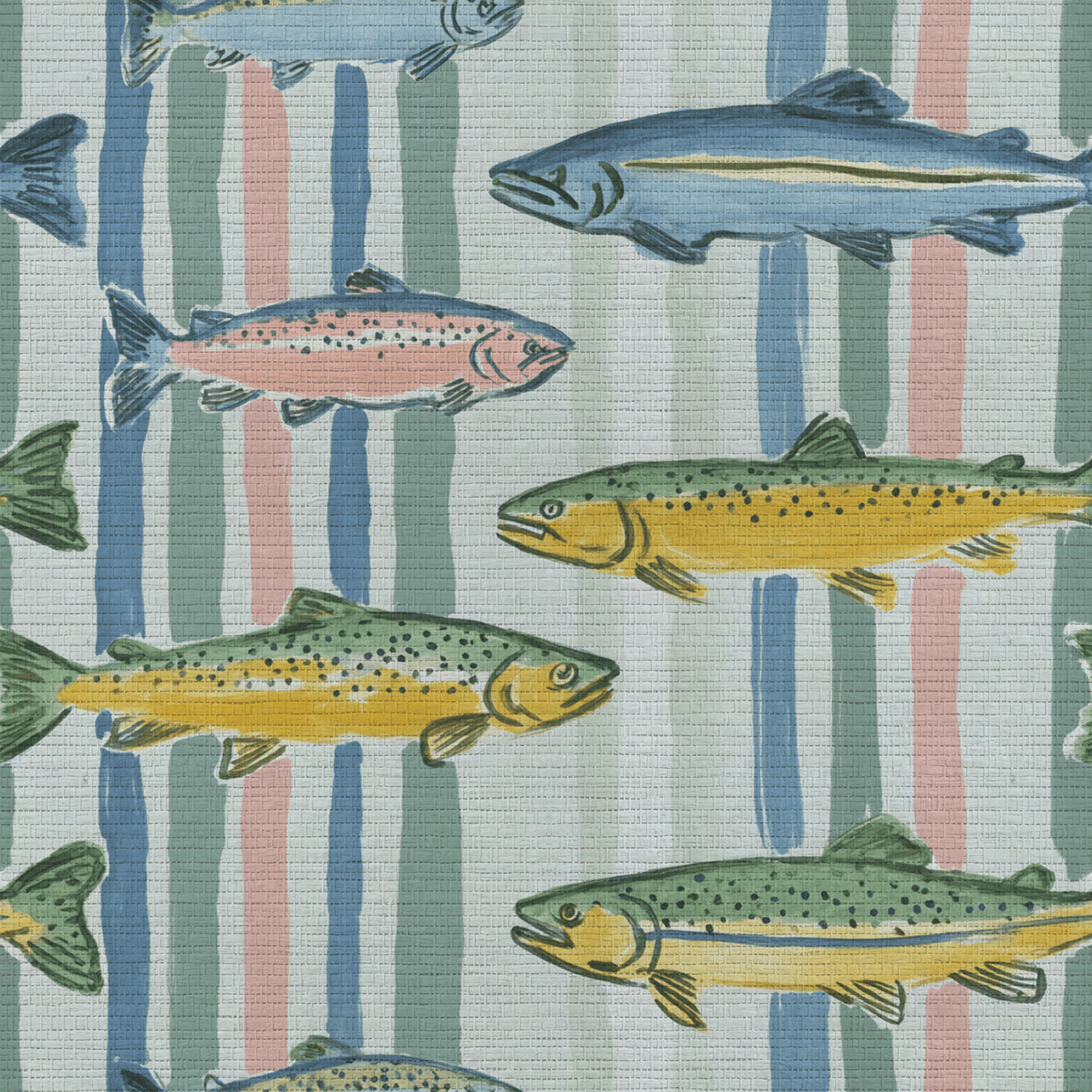 Kacey Faux Grasscloth Wallpaper - Lemon Park
