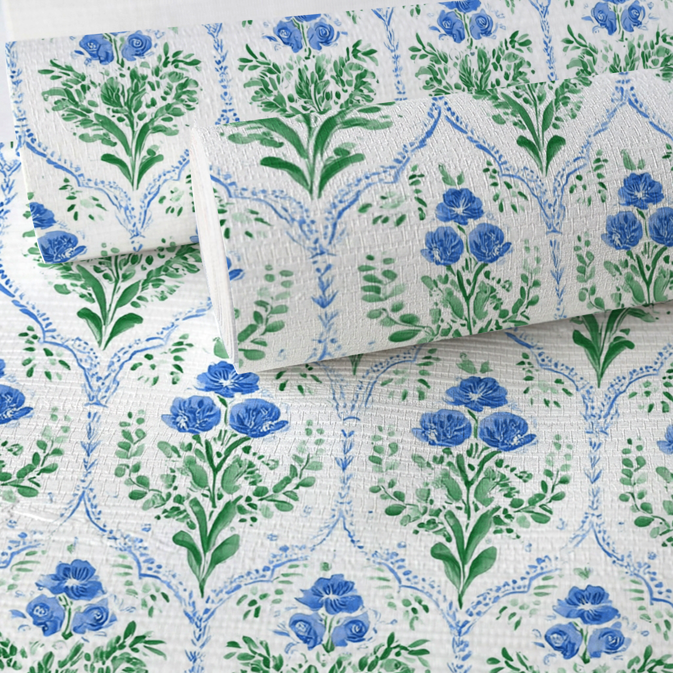 Keepsake Garden Faux Grasscloth Wallpaper