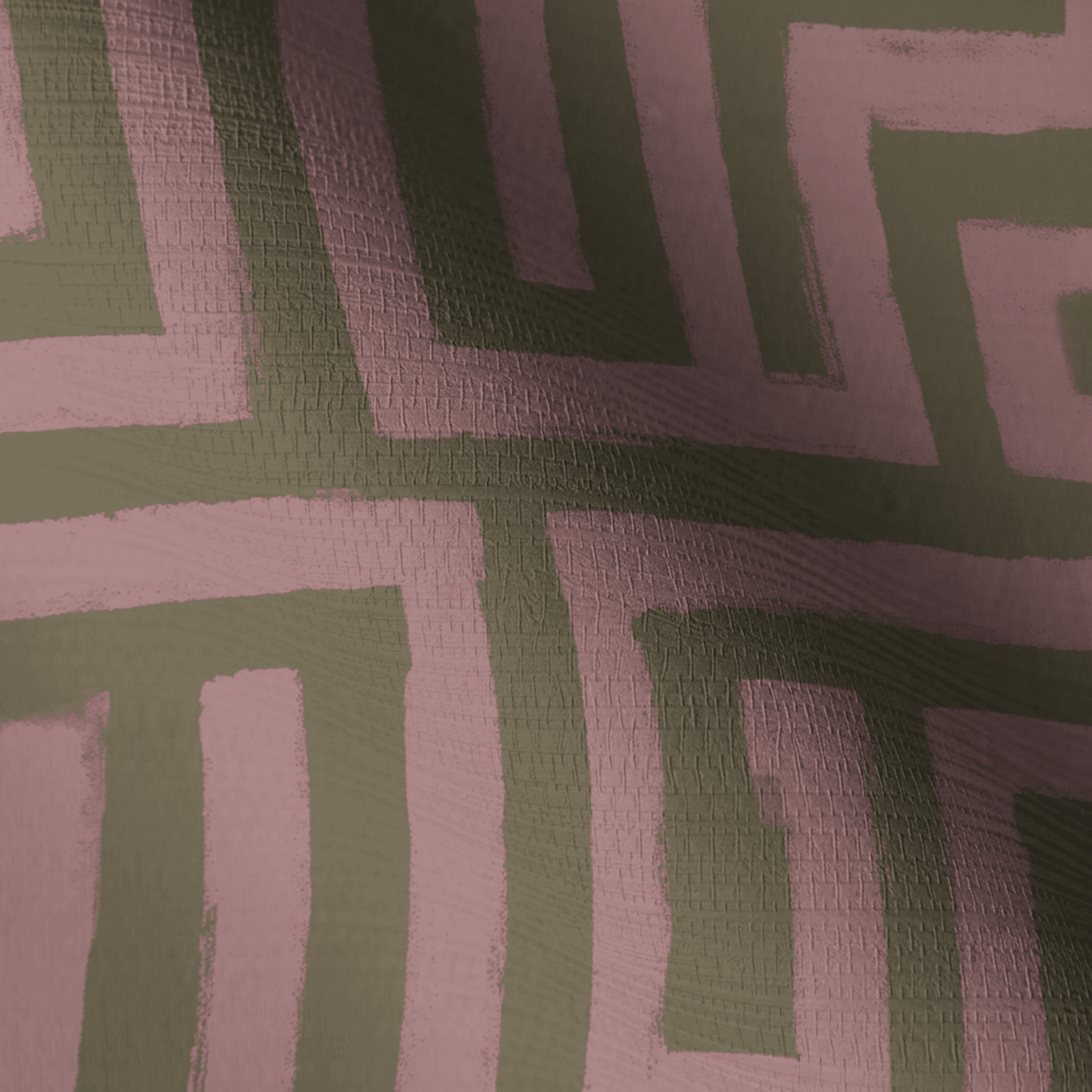 Kensington Maze Faux Grasscloth Wallpaper - Lemon Park
