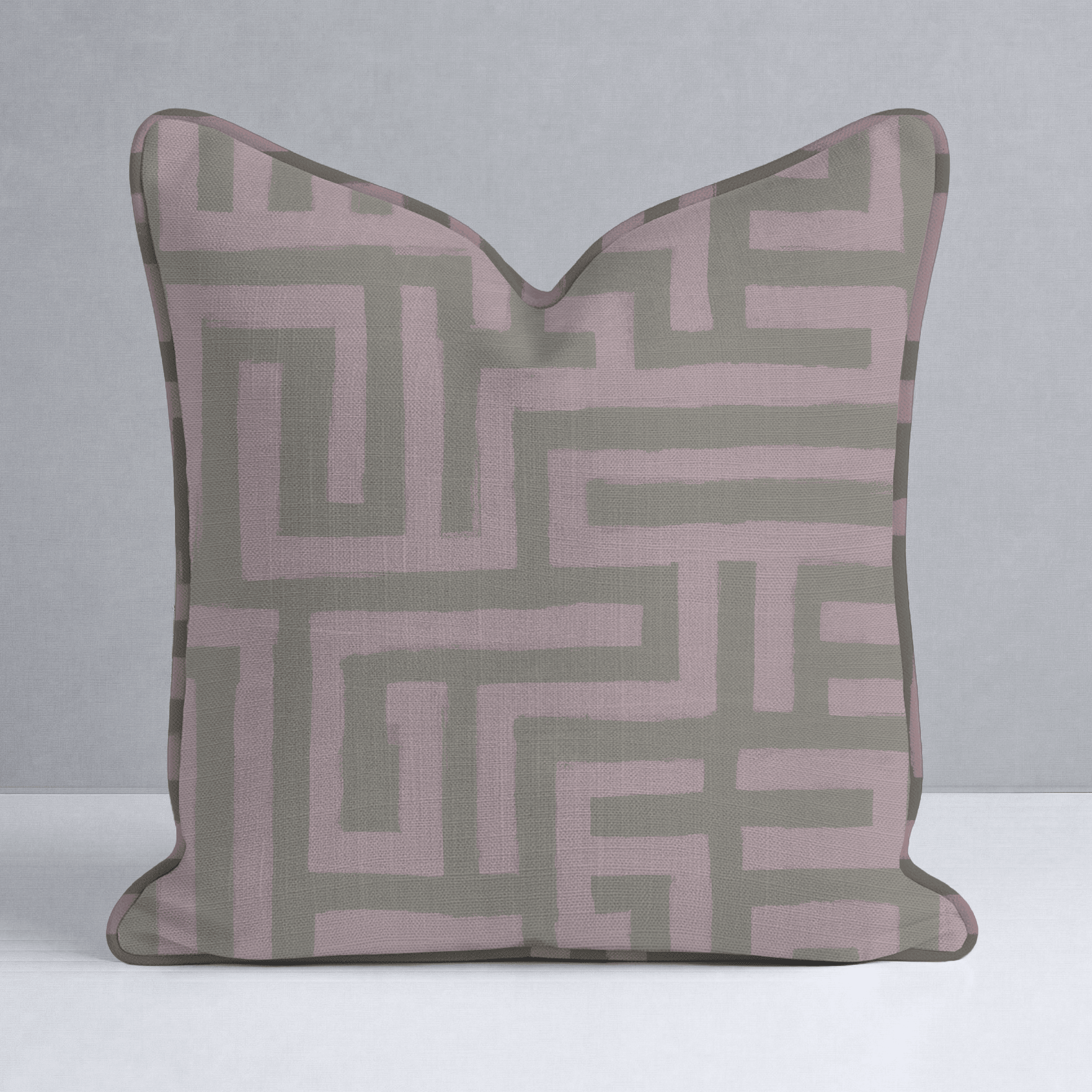 Kensington Maze Throw Pillow - Lemon Park