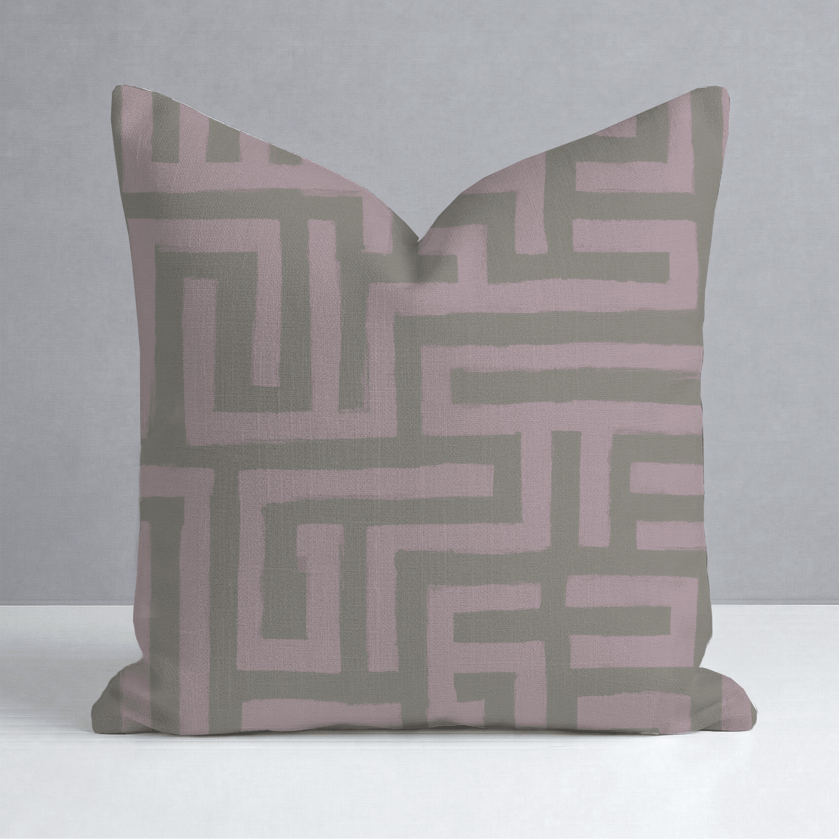 Kensington Maze Throw Pillow - Lemon Park