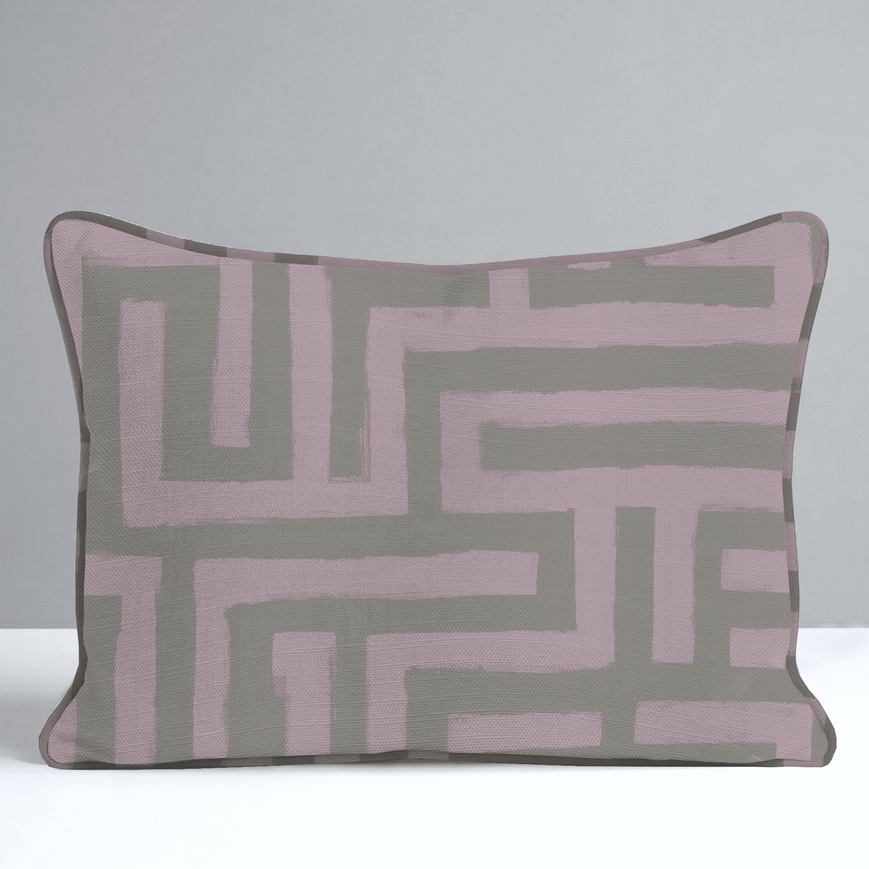 Kensington Maze Throw Pillow - Lemon Park