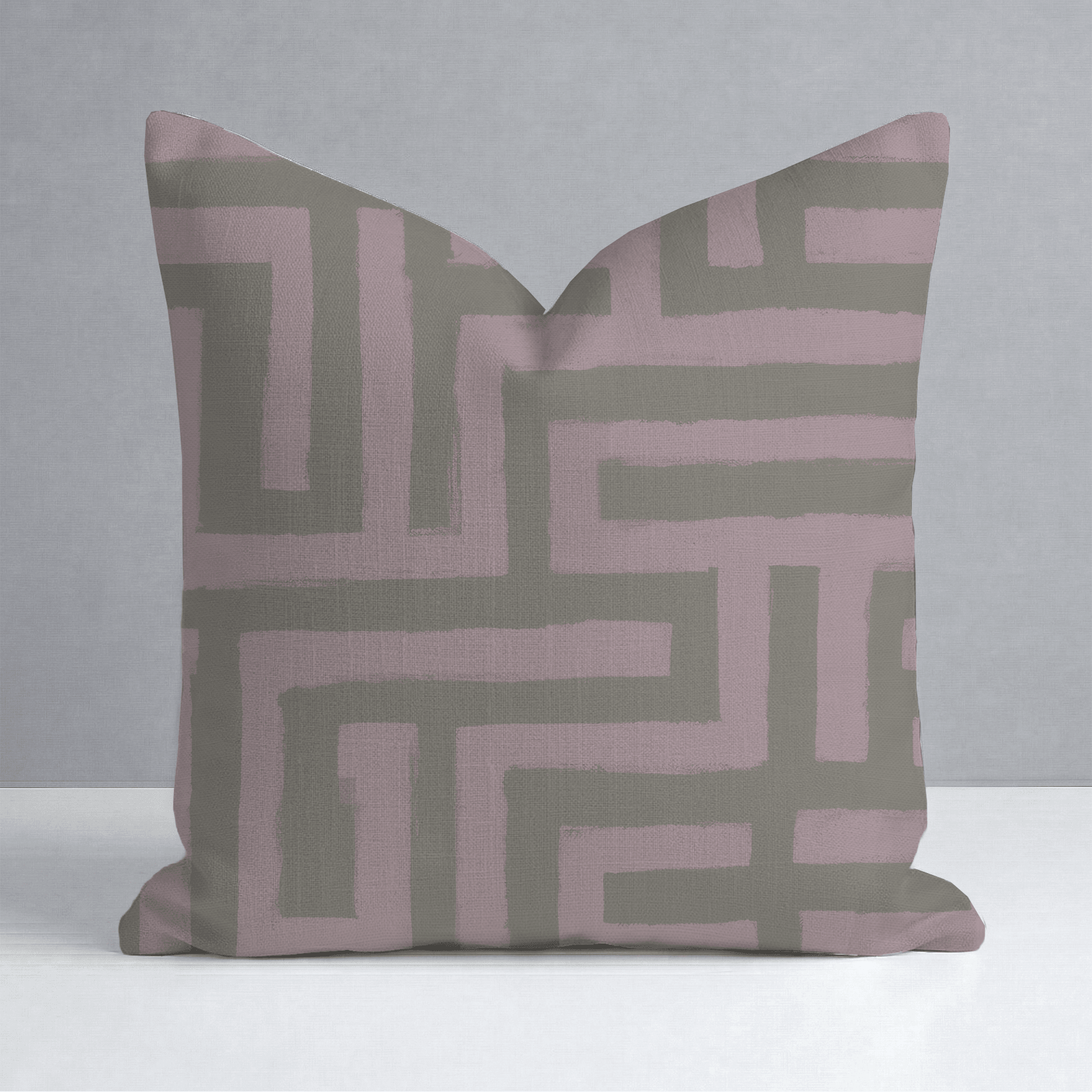 Kensington Maze Throw Pillow - Lemon Park