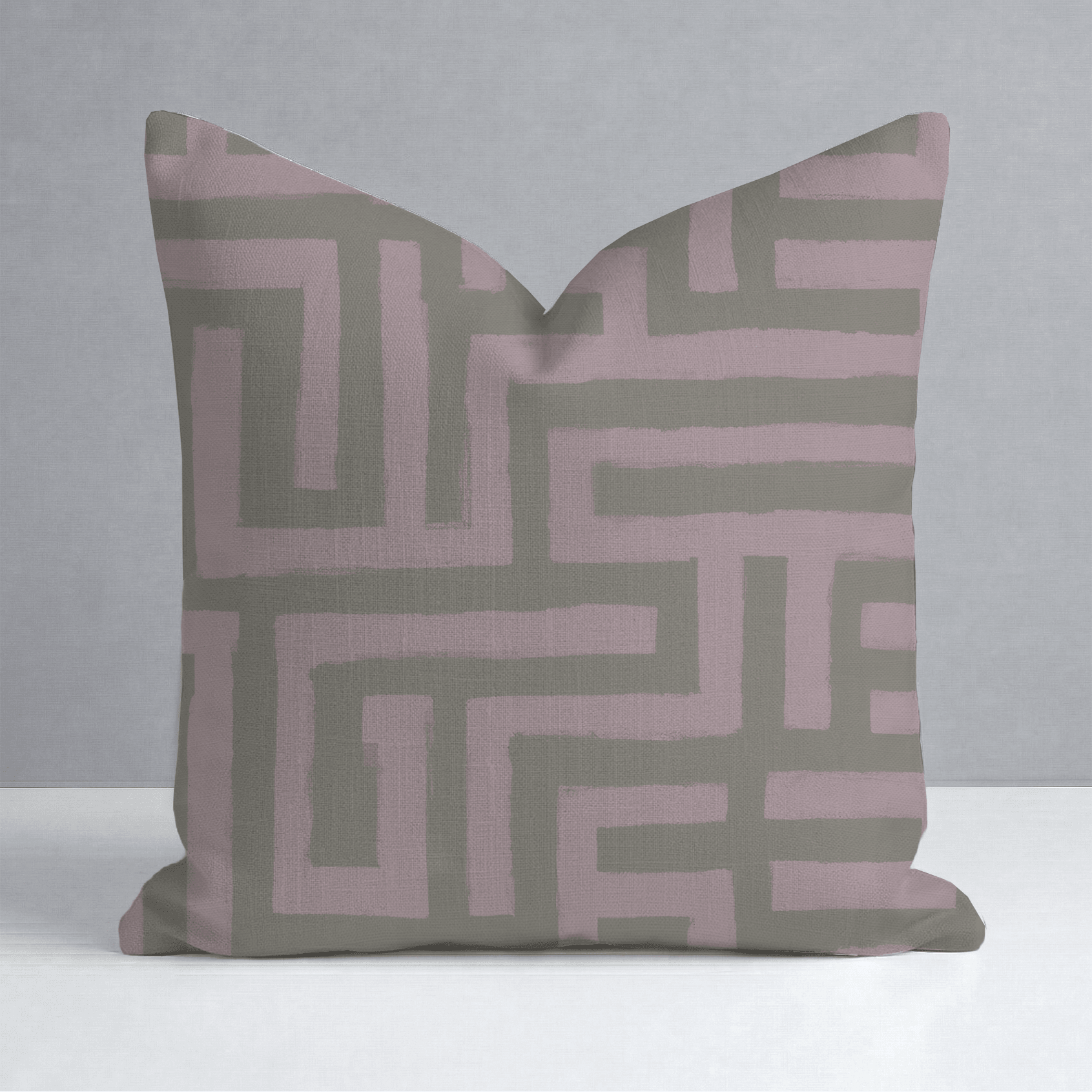 Kensington Maze Throw Pillow - Lemon Park