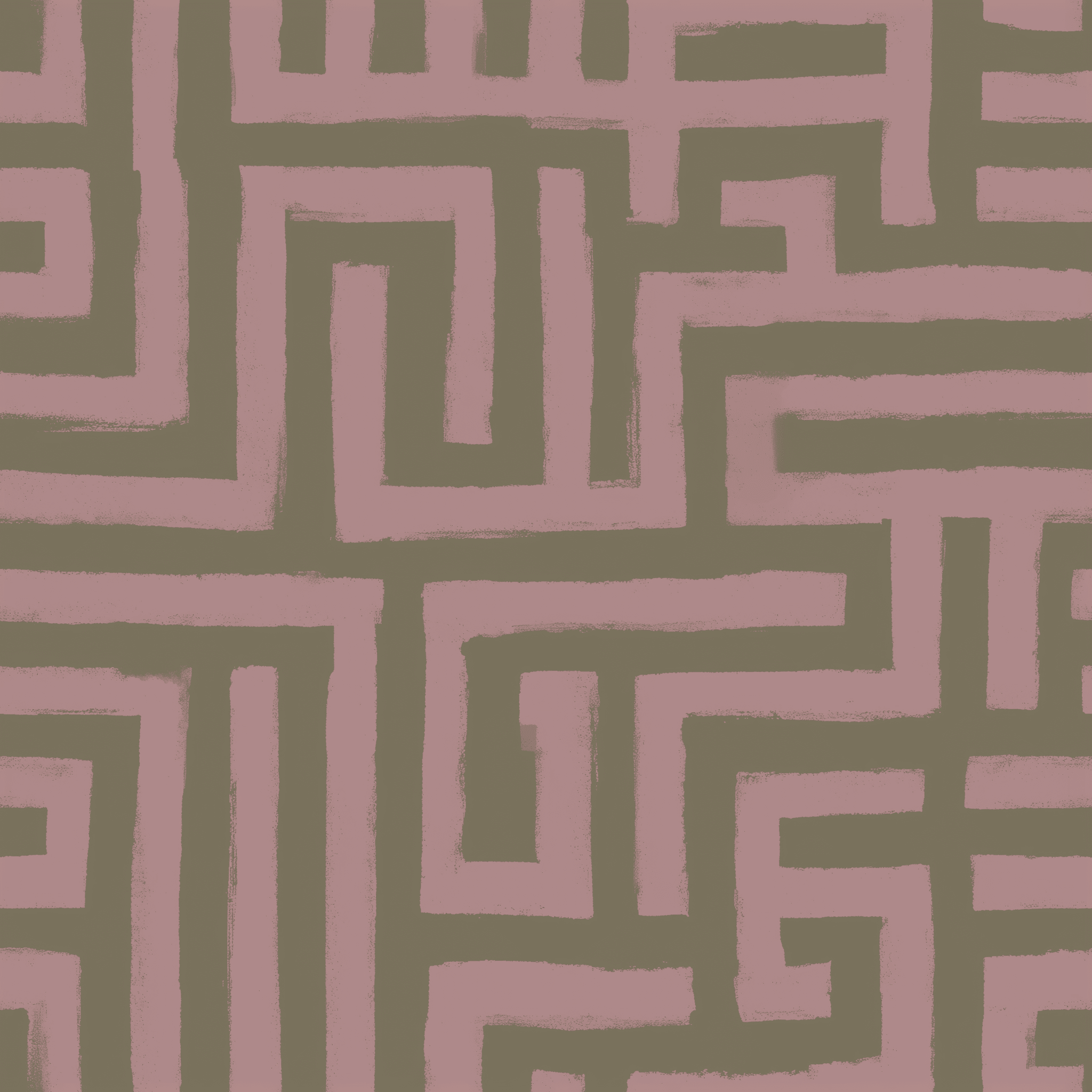 Kensington Maze Wallpaper - Lemon Park