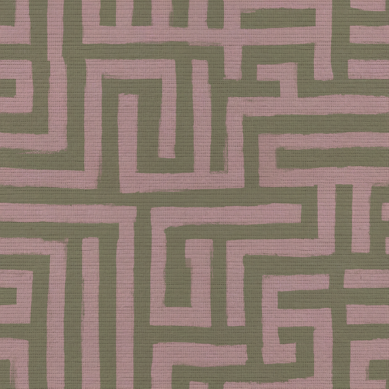 Kensington Maze Faux Grasscloth Wallpaper