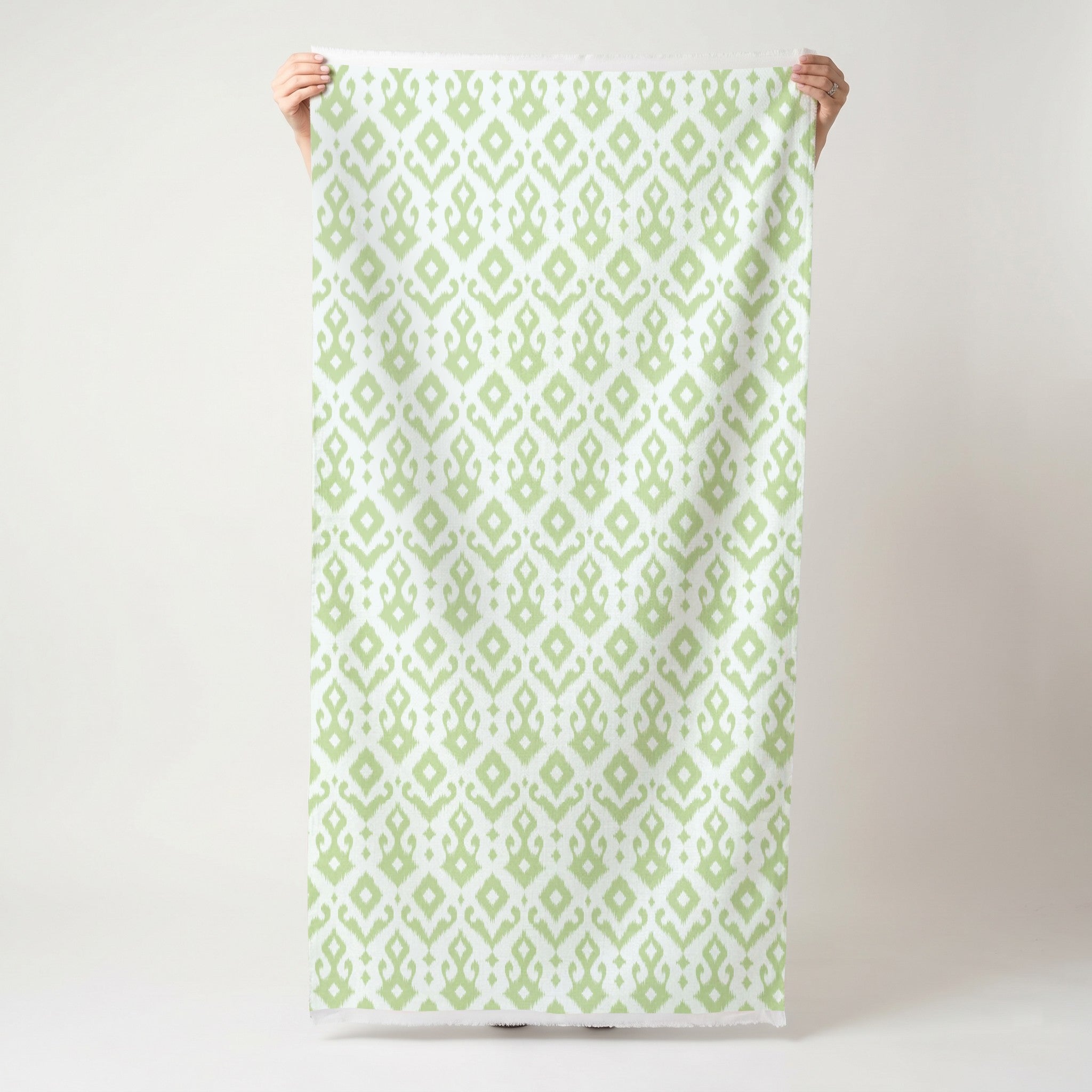 Key Lime Celadon Ikat - Fabric - Lemon Park